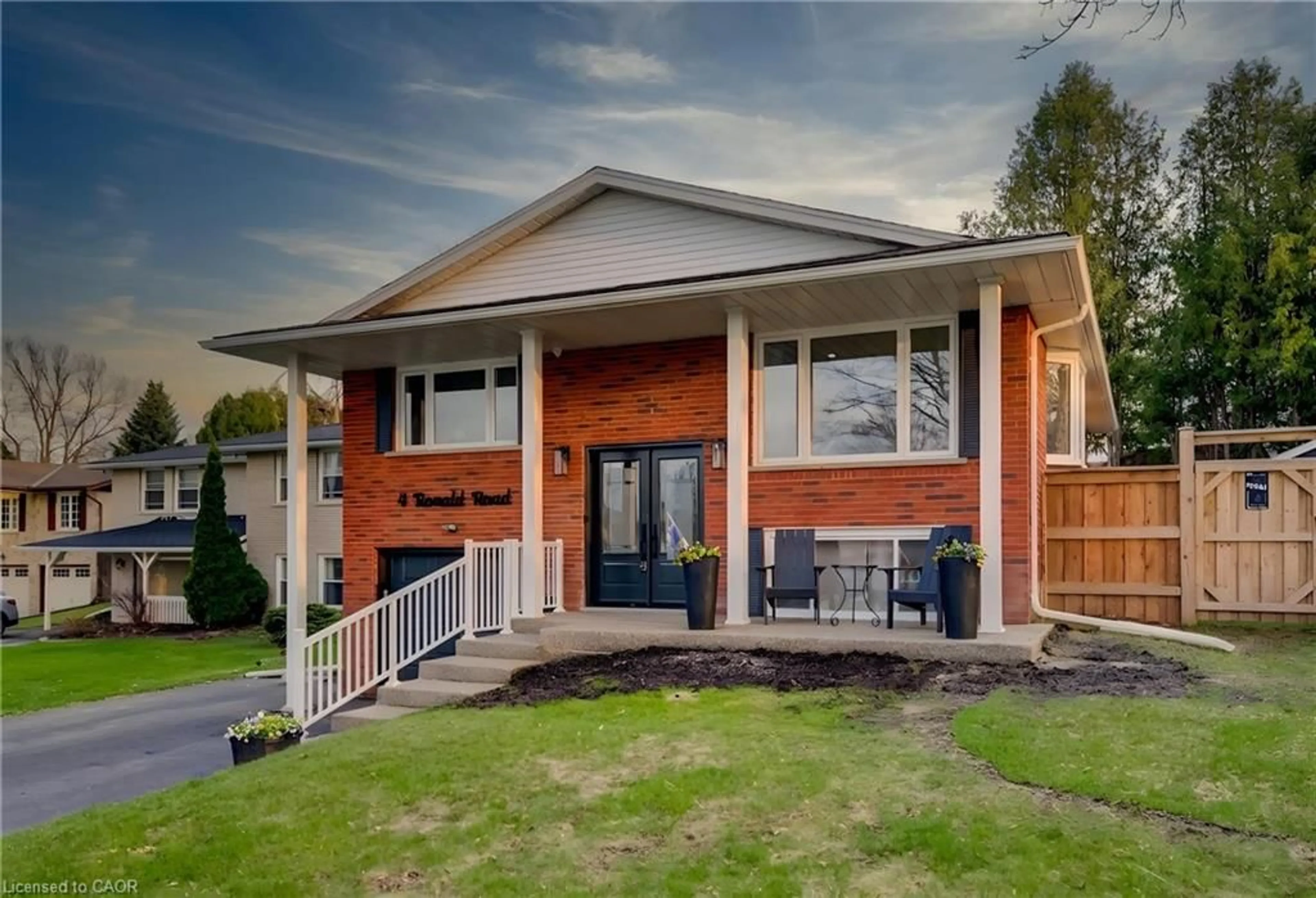 Home with brick exterior material, street for 4 Ronald Rd, Cambridge Ontario N1S 4N1