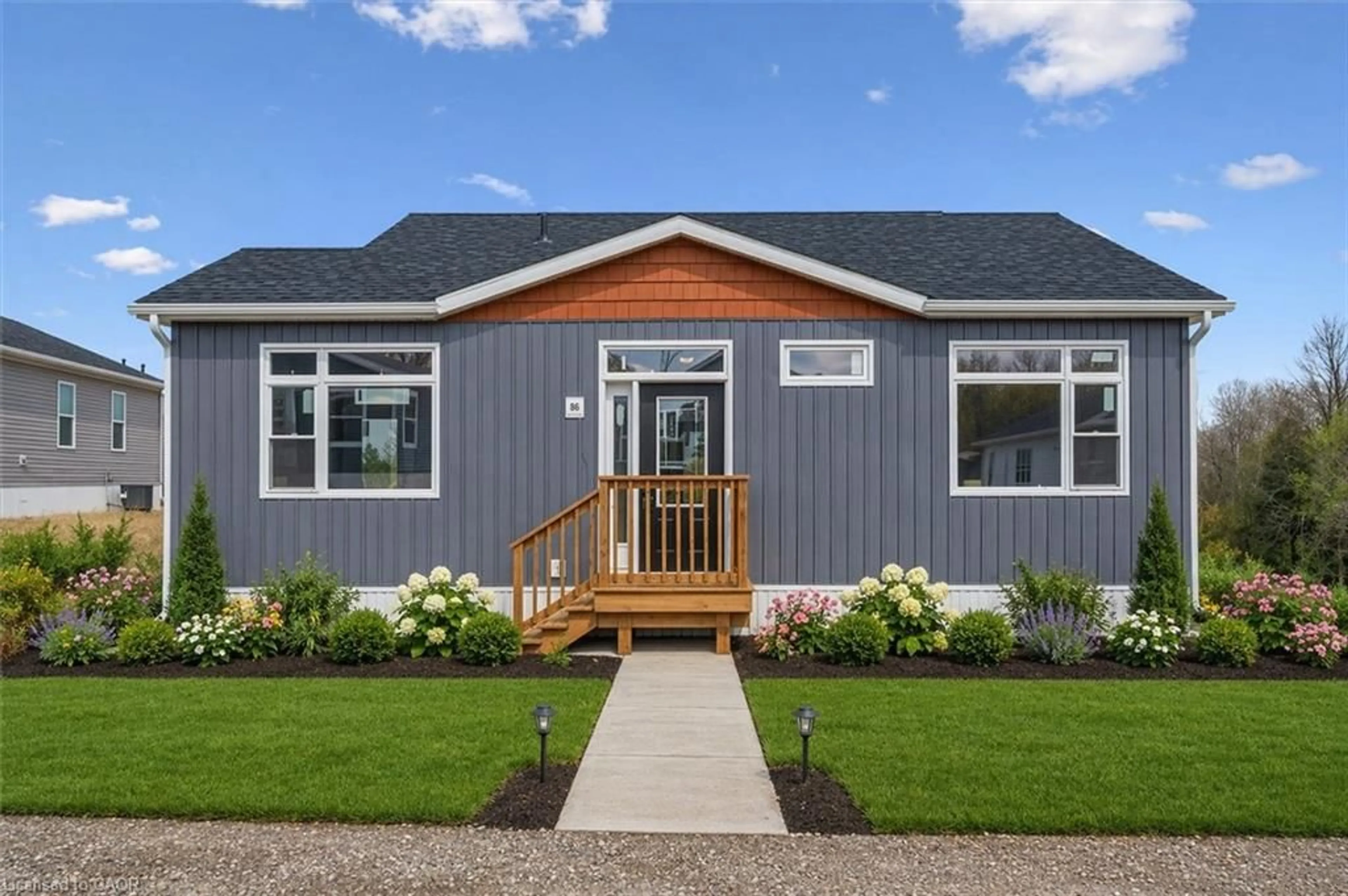 Home with vinyl exterior material, street for 1085 Concession 10 Rd #Lot 117/H, Flamborough Ontario L0R 1K0