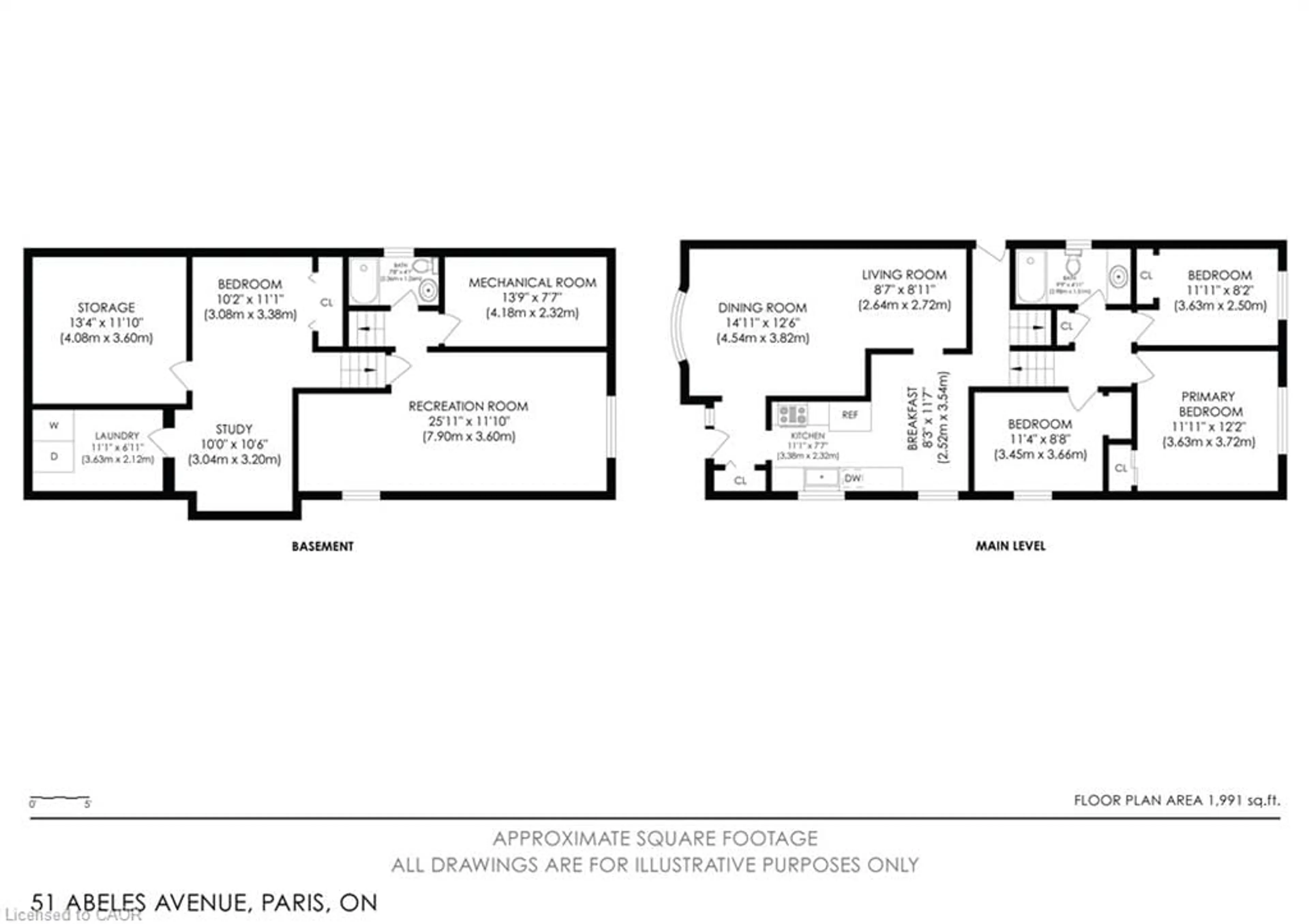 Floor plan for 51 Abeles Ave, Paris Ontario N3L 3N8