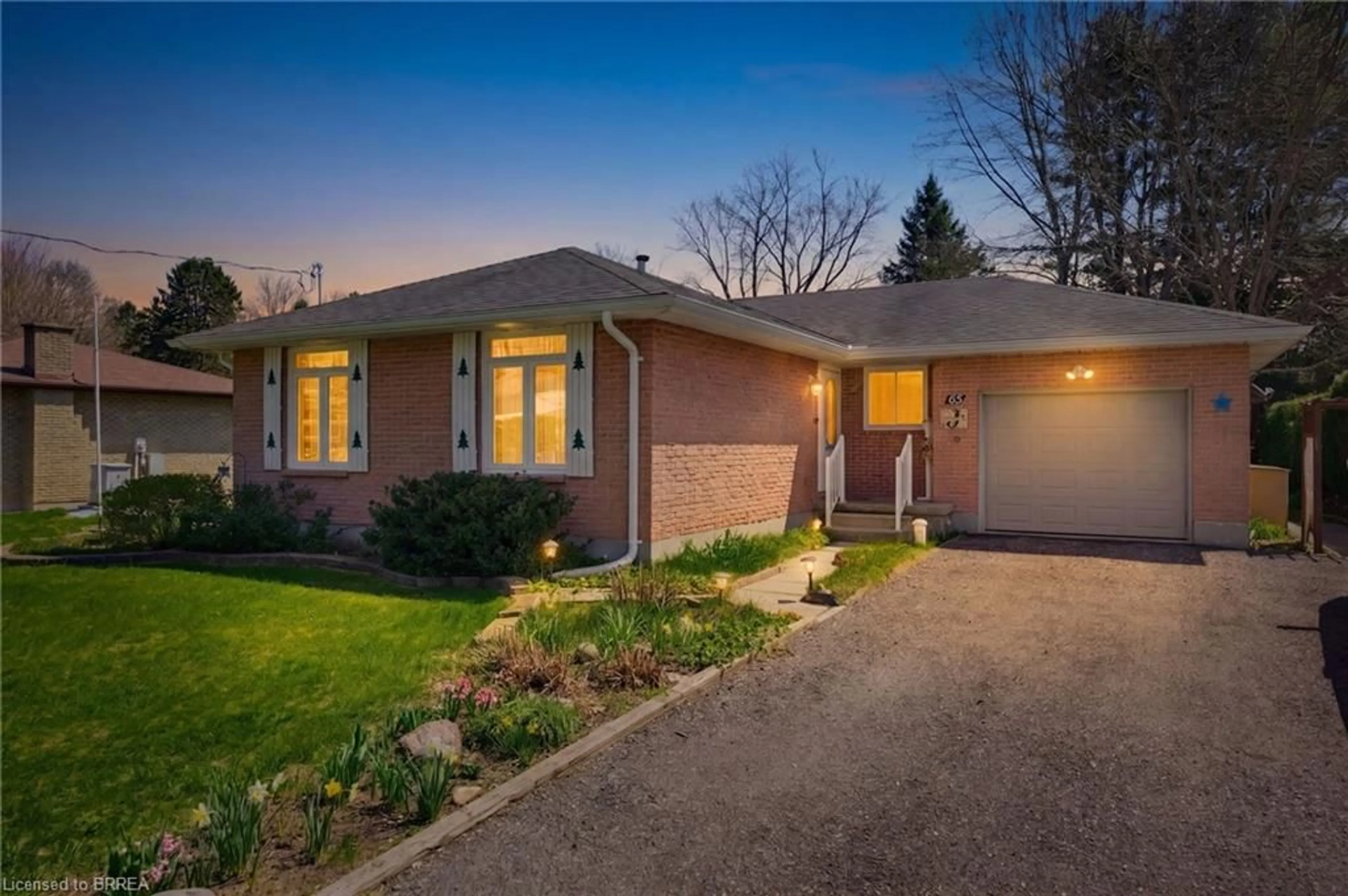 Home with brick exterior material, street for 65 Lyndhurst Ave, Pine Grove Ontario N3Y 4J9