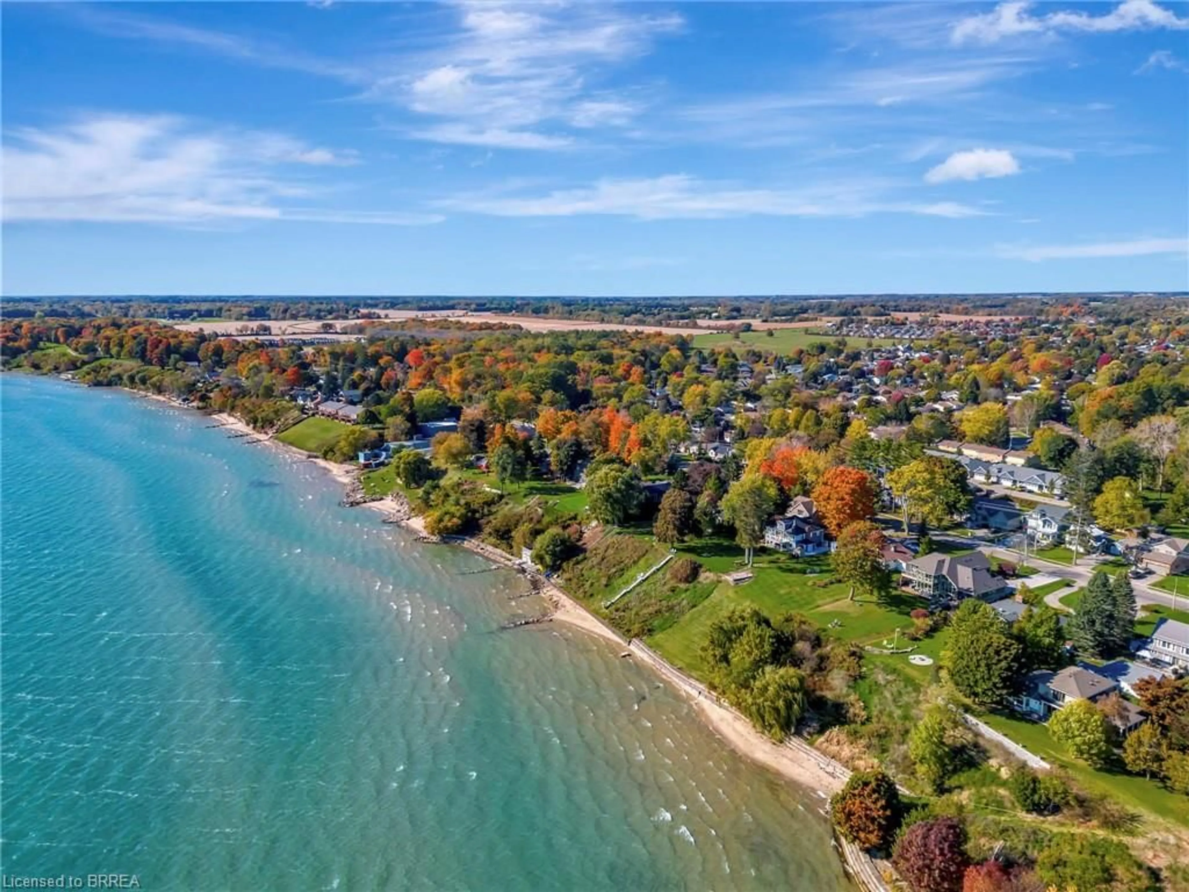 A pic from outside/outdoor area/front of a property/back of a property/a pic from drone, water/lake/river/ocean view for 27 Bucks Park, Port Dover Ontario N0A 1N0