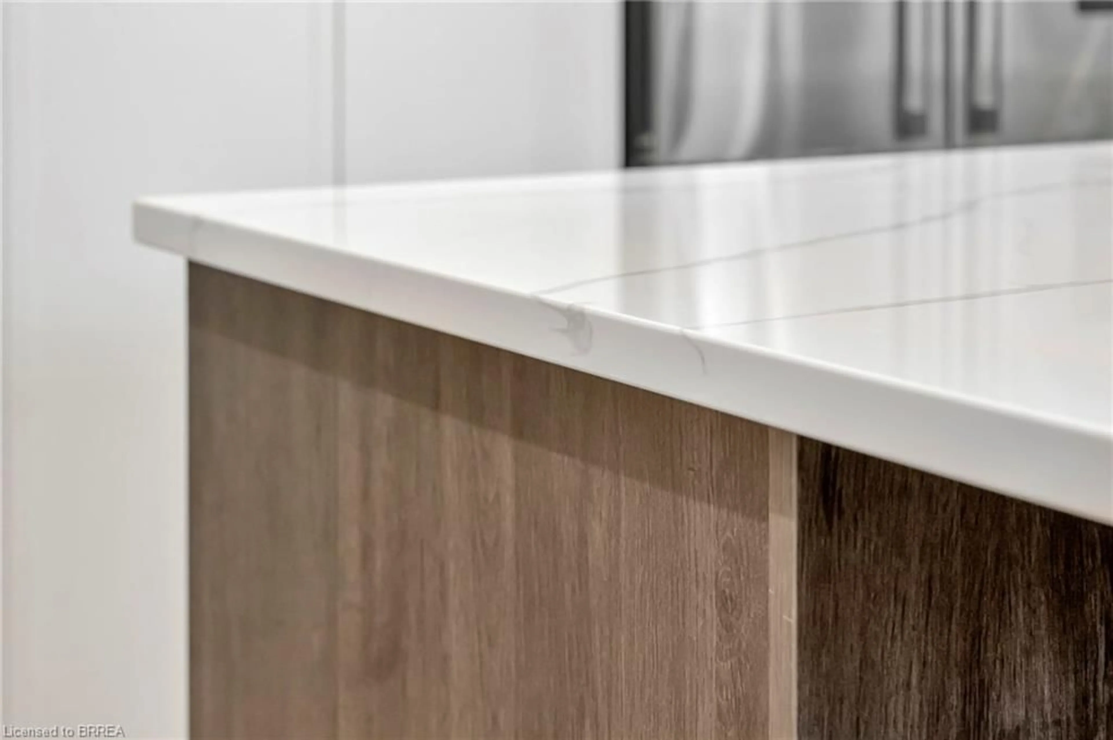 Contemporary kitchen, wood/laminate floor for 7 Grand River St #202, Paris Ontario N3L 2L9