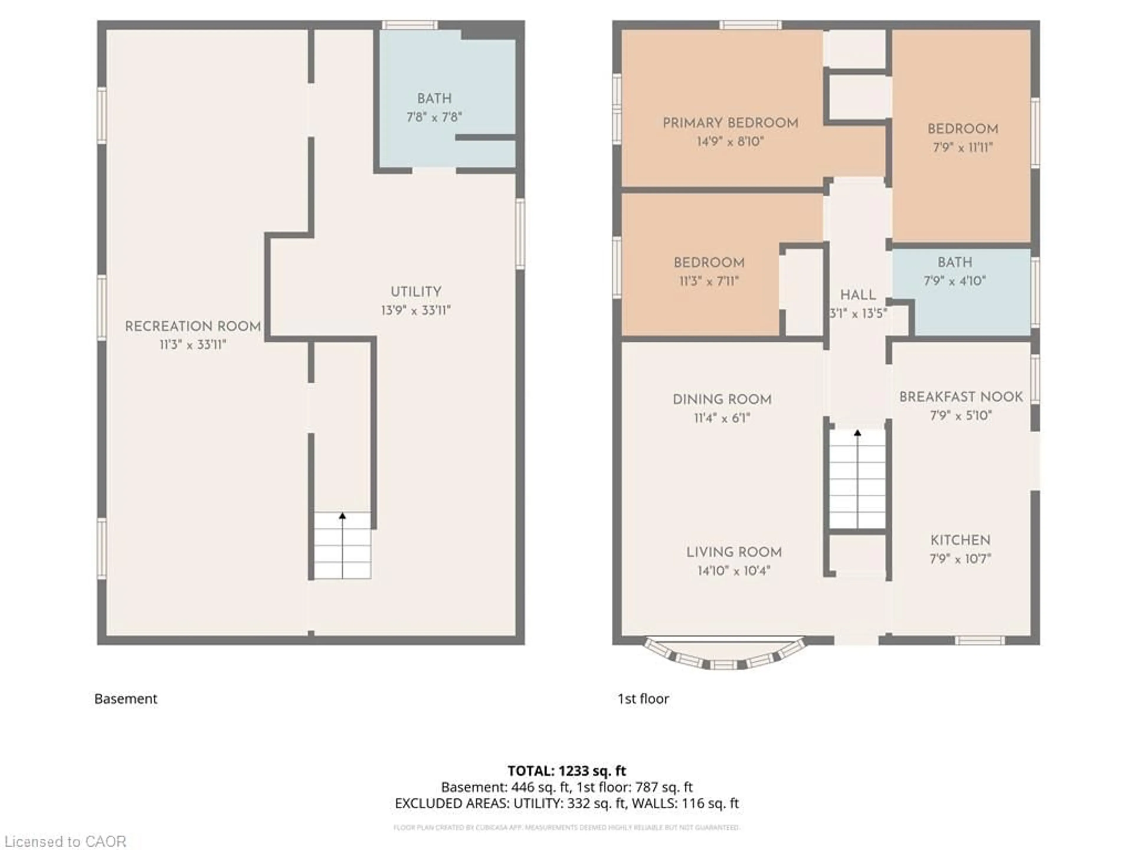 Floor plan for 507 Philip Cres, Cambridge Ontario N3H 2R4