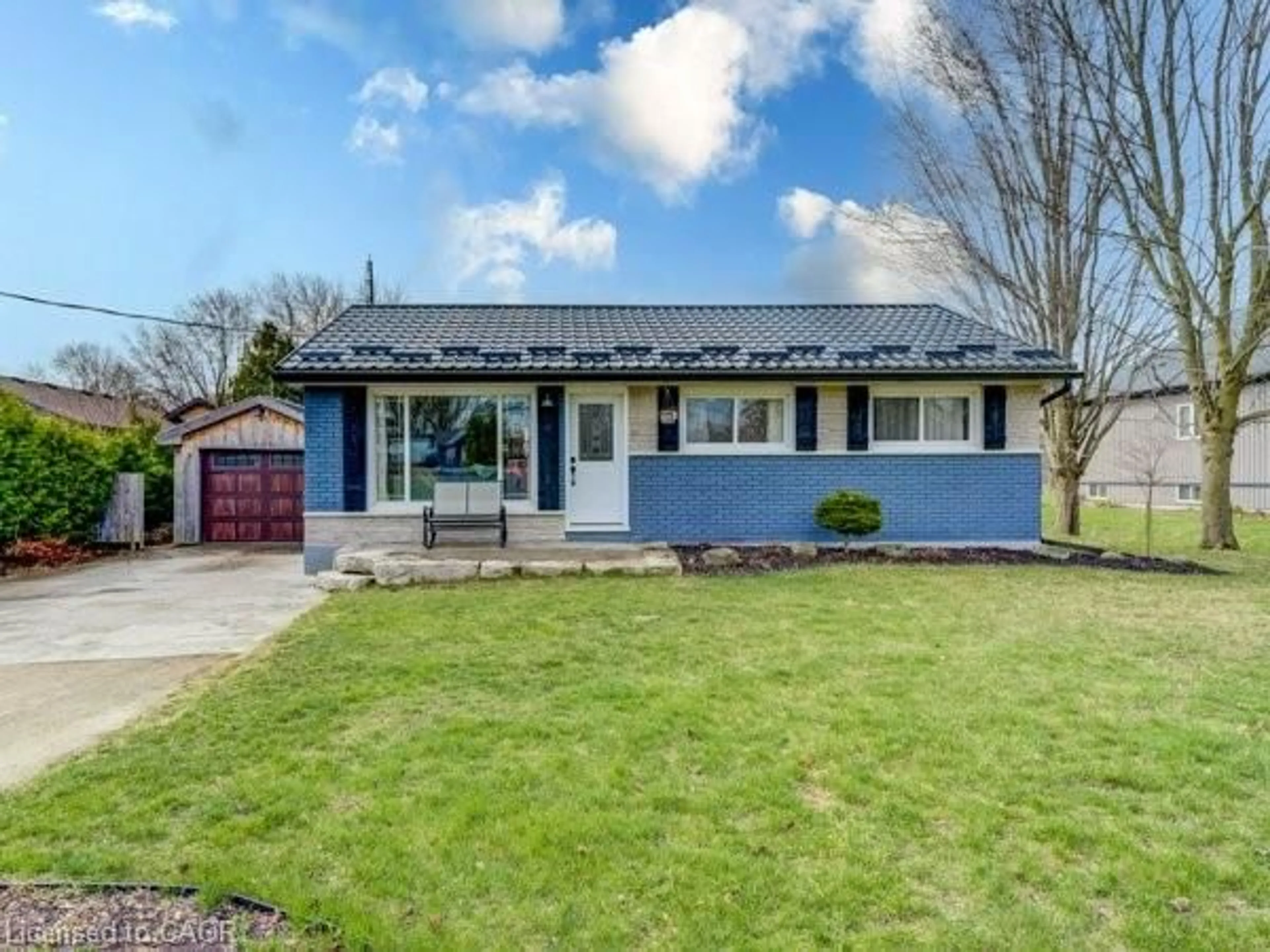 Home with vinyl exterior material, street for 335 6th Concession Conc, Cathcart Ontario N0E 1B0