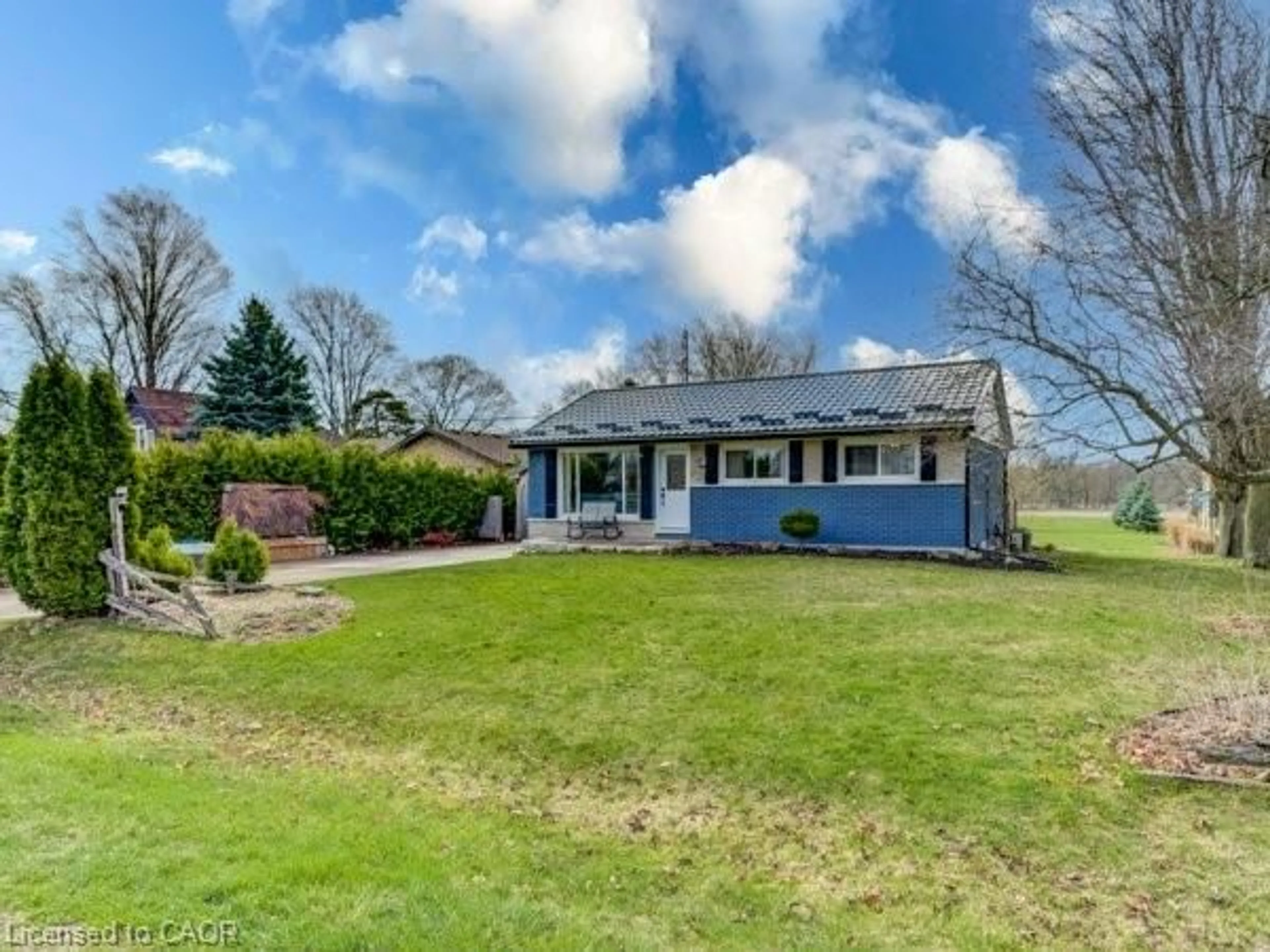 A pic from outside/outdoor area/front of a property/back of a property/a pic from drone, street for 335 6th Concession Conc, Cathcart Ontario N0E 1B0