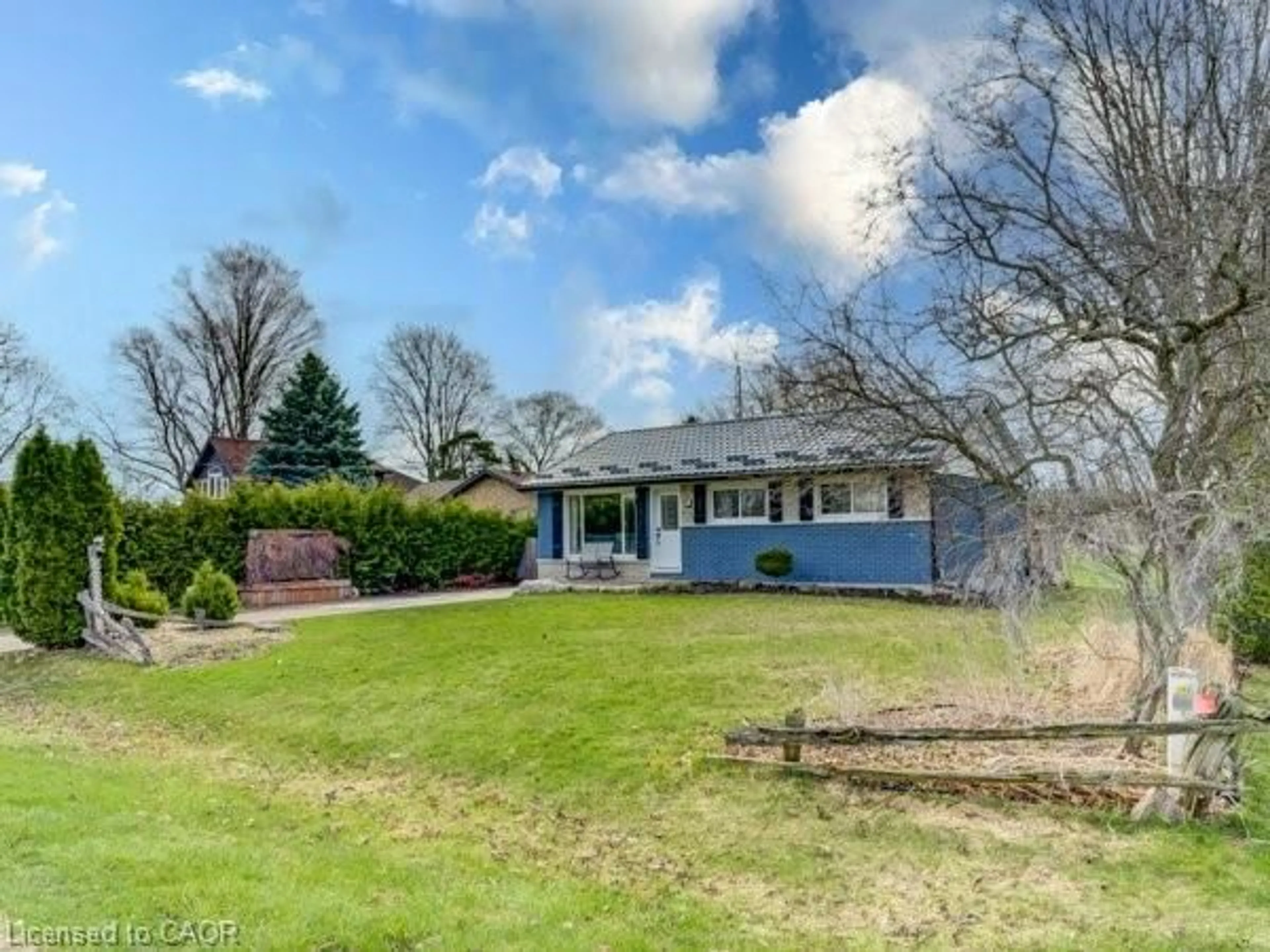 A pic from outside/outdoor area/front of a property/back of a property/a pic from drone, street for 335 6th Concession Conc, Cathcart Ontario N0E 1B0