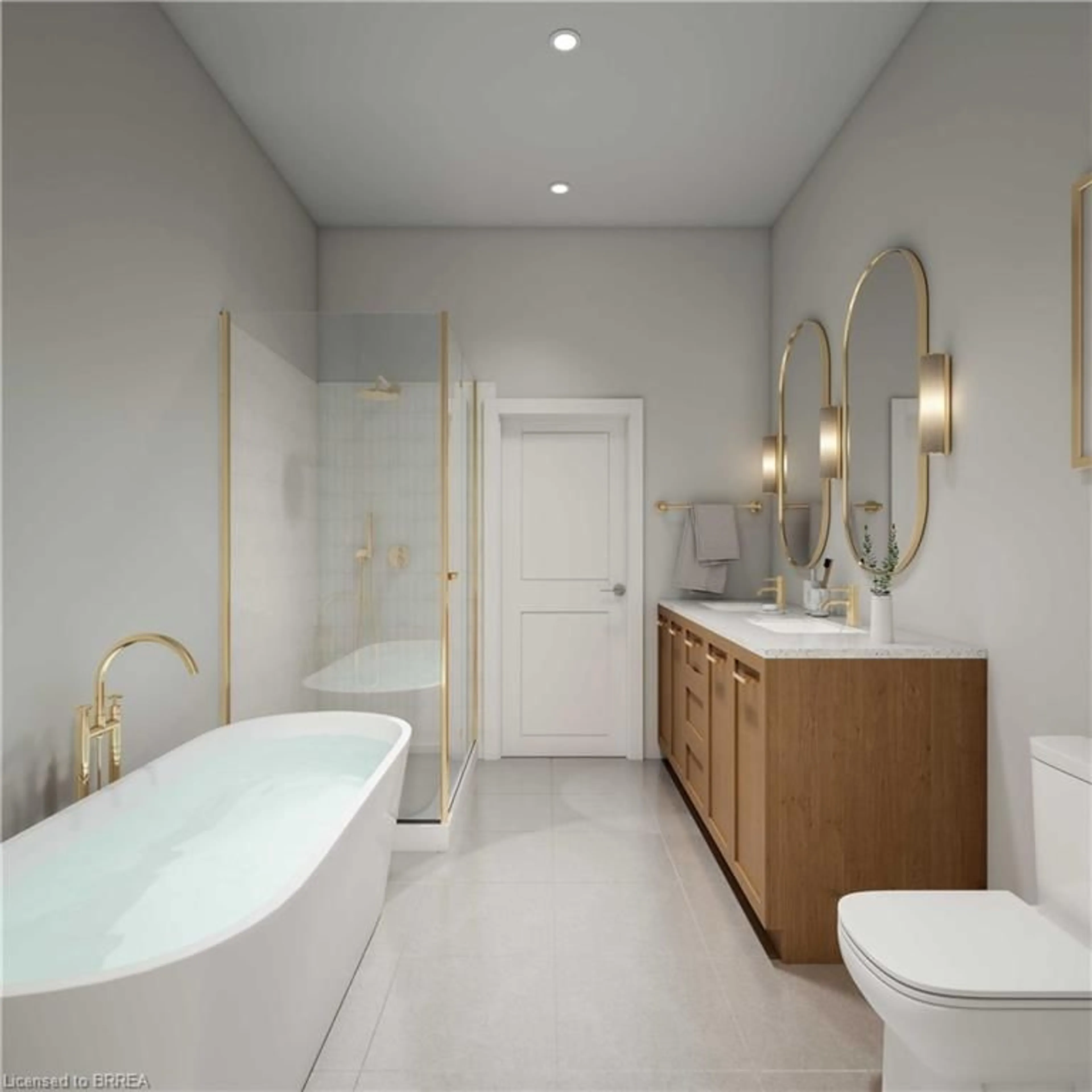 Contemporary bathroom, ceramic/tile floor for 21 College Ave #30, Port Rowan Ontario N0E 1M0