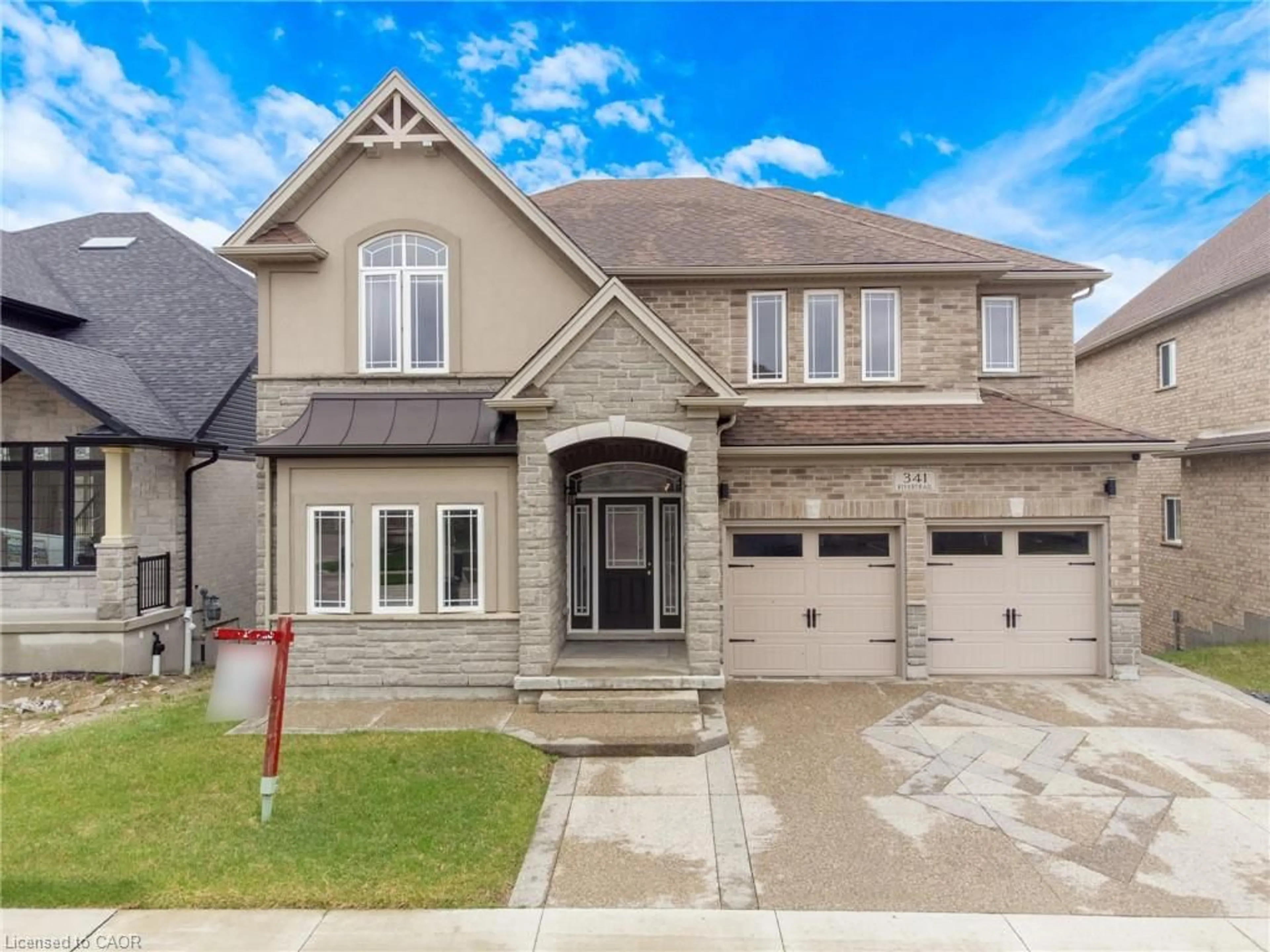 Home with brick exterior material, street for 341 Rivertrail Ave, Kitchener Ontario N2A 0K4