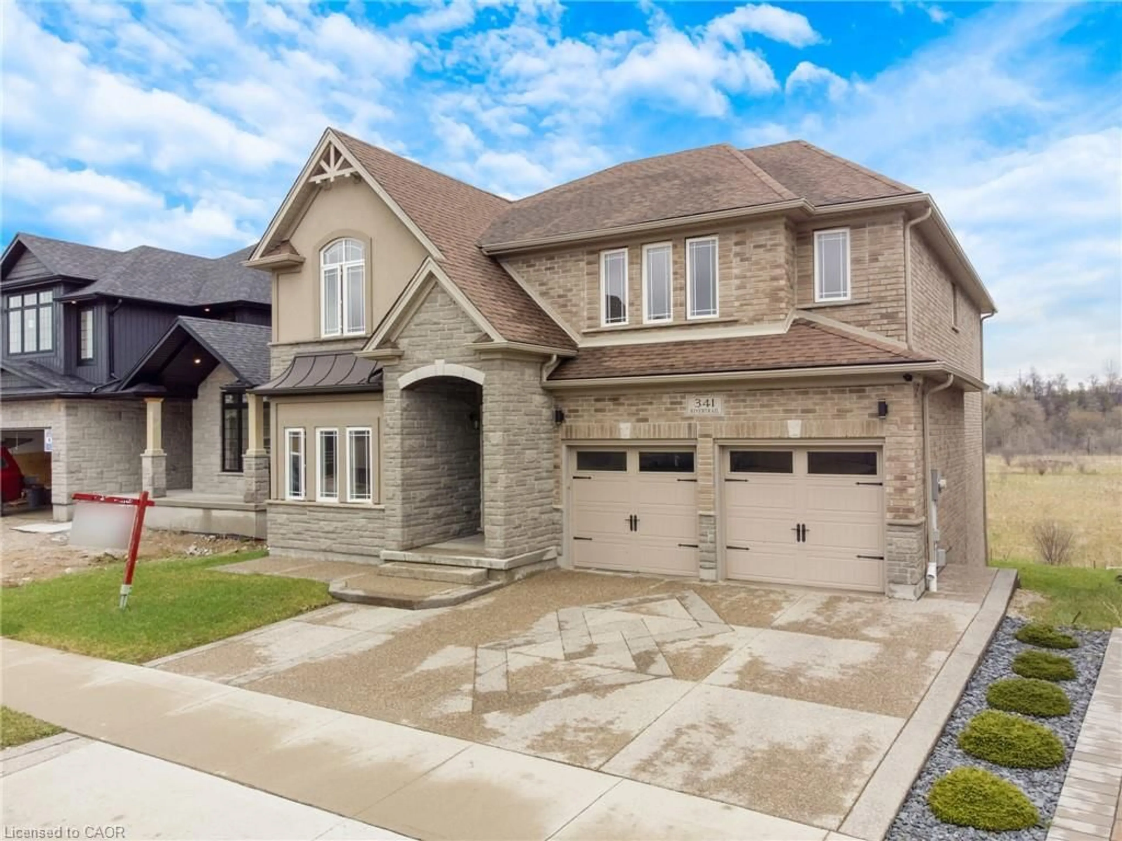 Home with brick exterior material, street for 341 Rivertrail Ave, Kitchener Ontario N2A 0K4