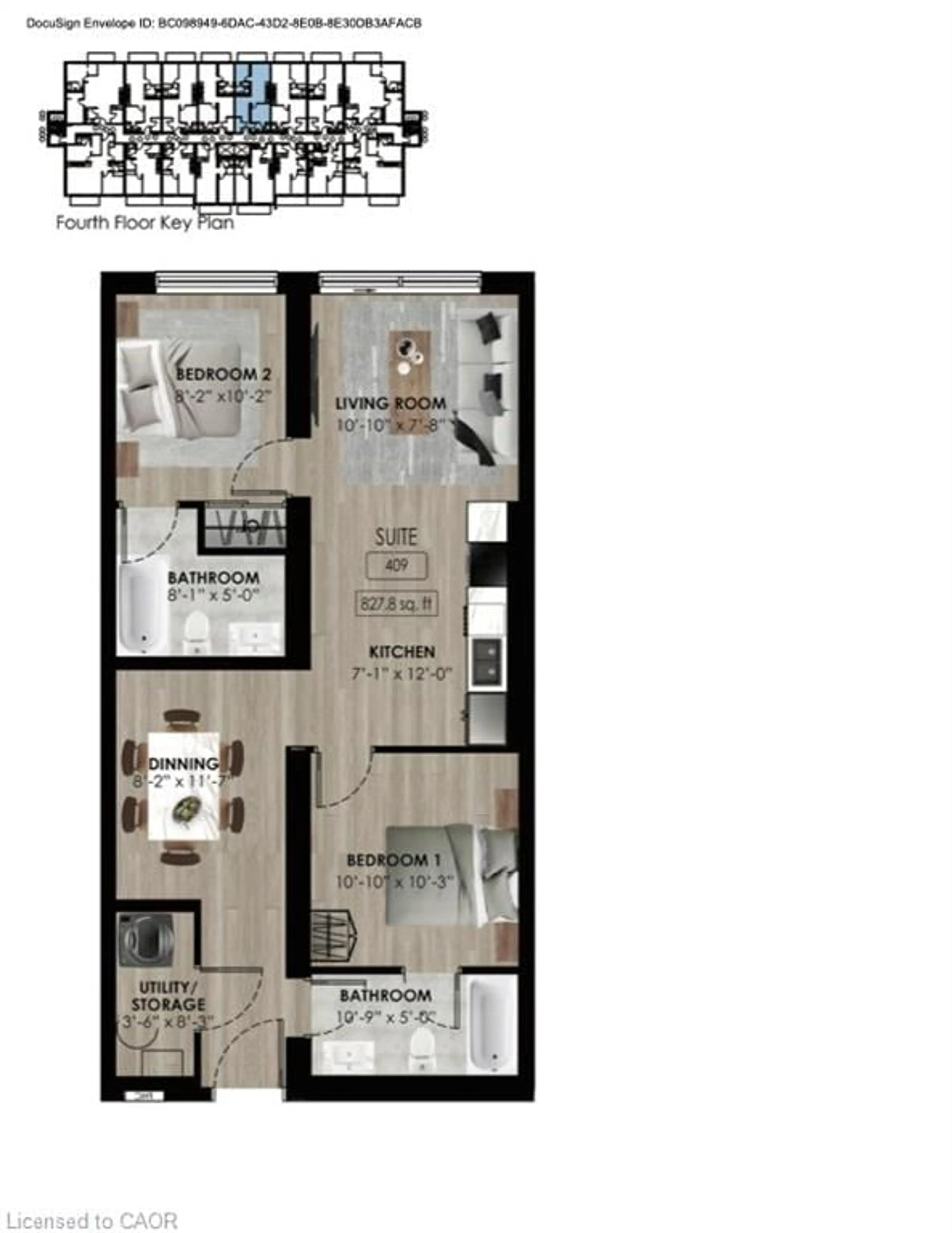 Floor plan for 64 Main St N #409, Hagersville Ontario N0A 1H0