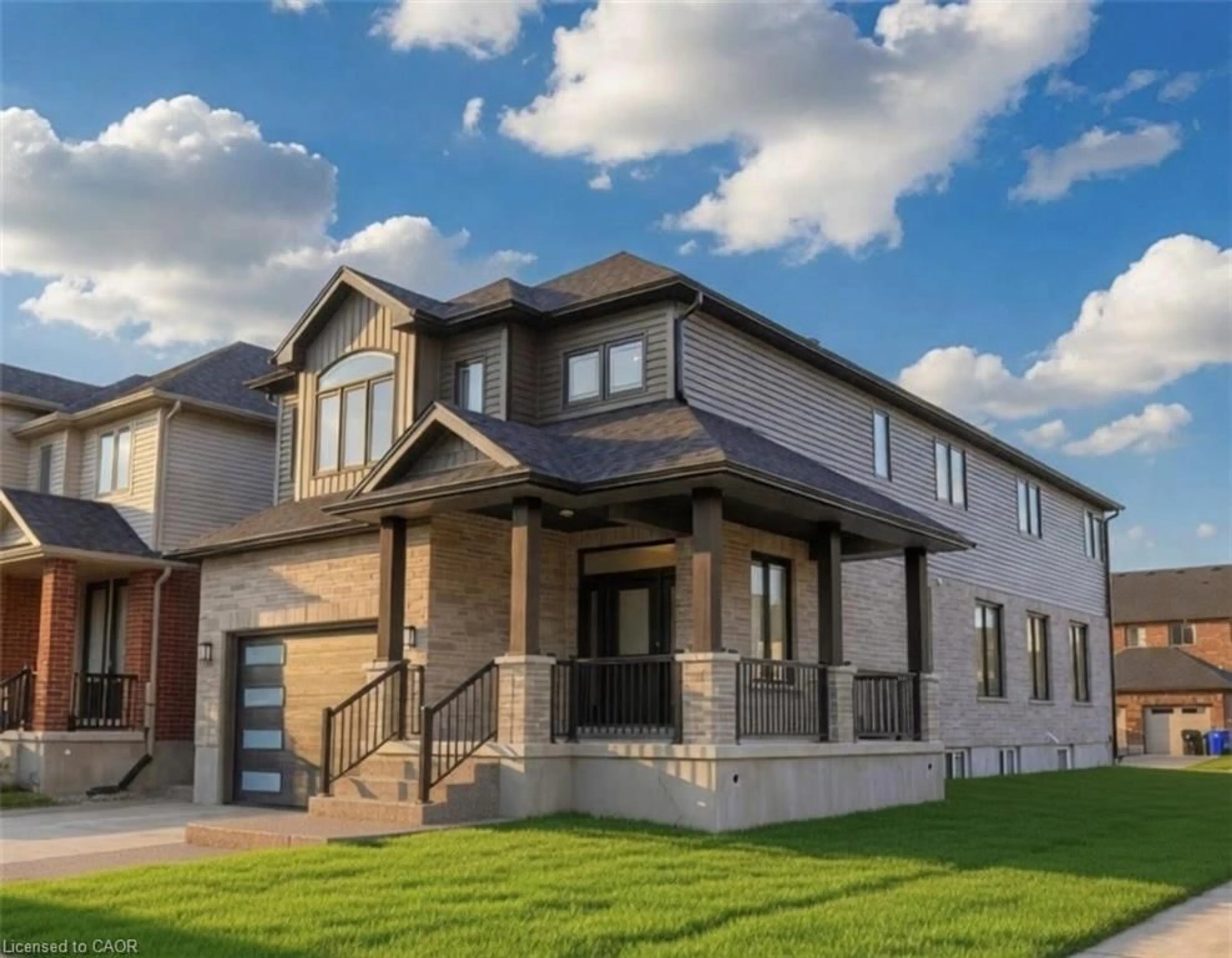 Home with brick exterior material, building for 95 Dallan Dr, Guelph Ontario N1L 0N3