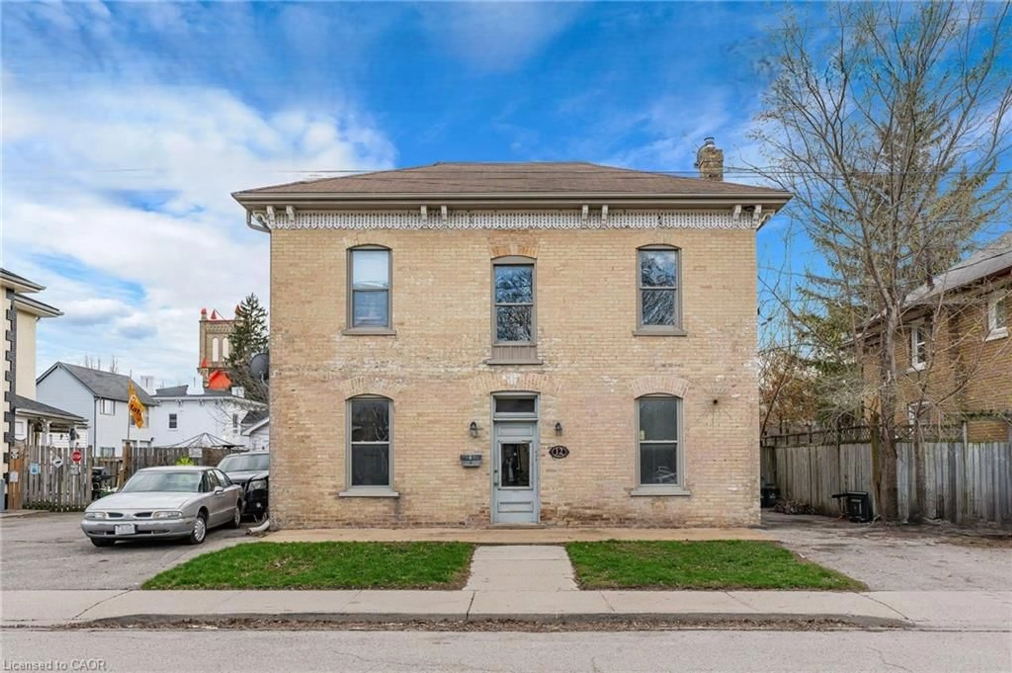 Home with brick exterior material, street for 12 Fleet St, Brantford Ontario N3T 3S7