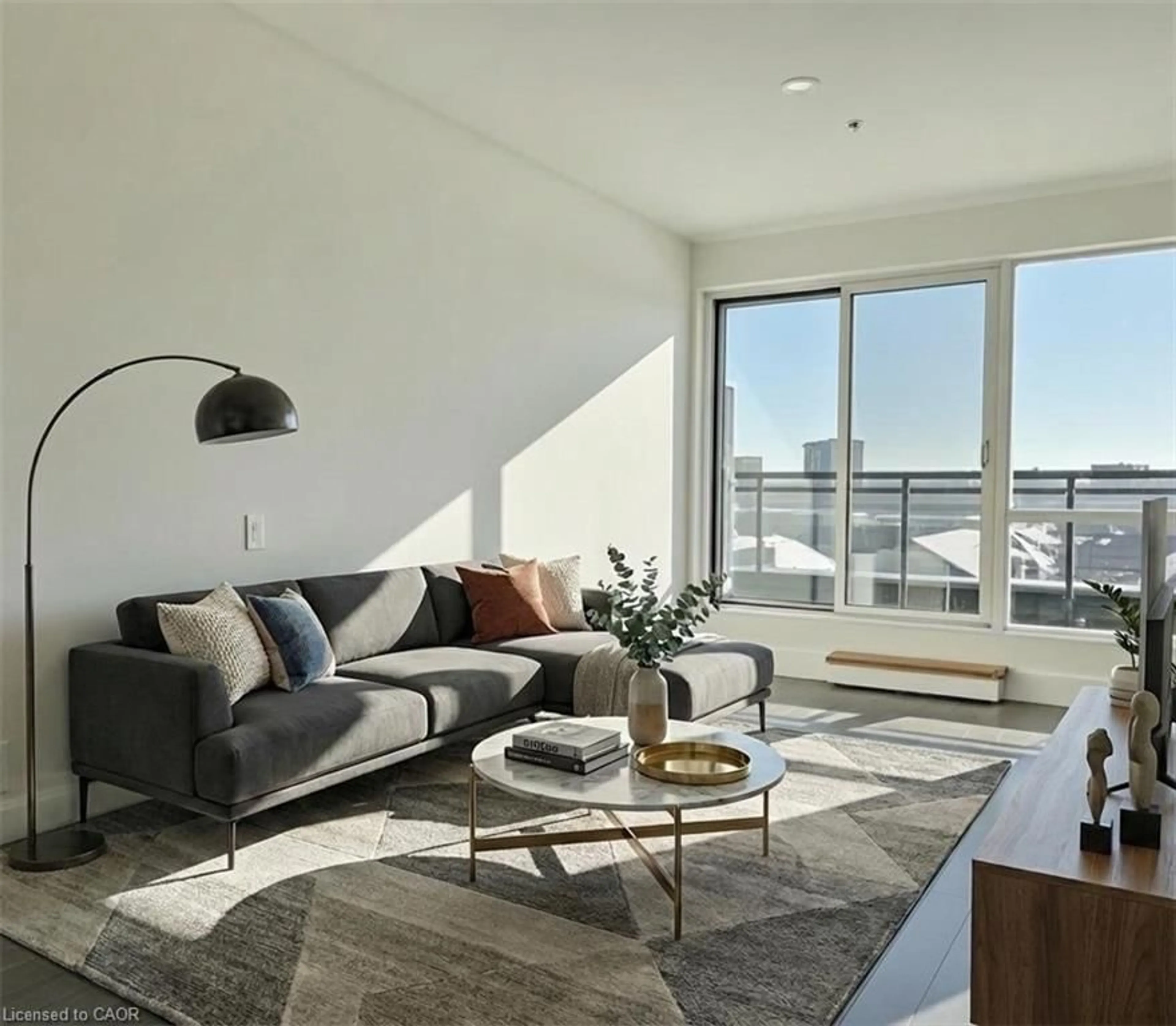 Living room with furniture, unknown for 15 Prince Albert Blvd #602, Kitchener Ontario N2H 0C2