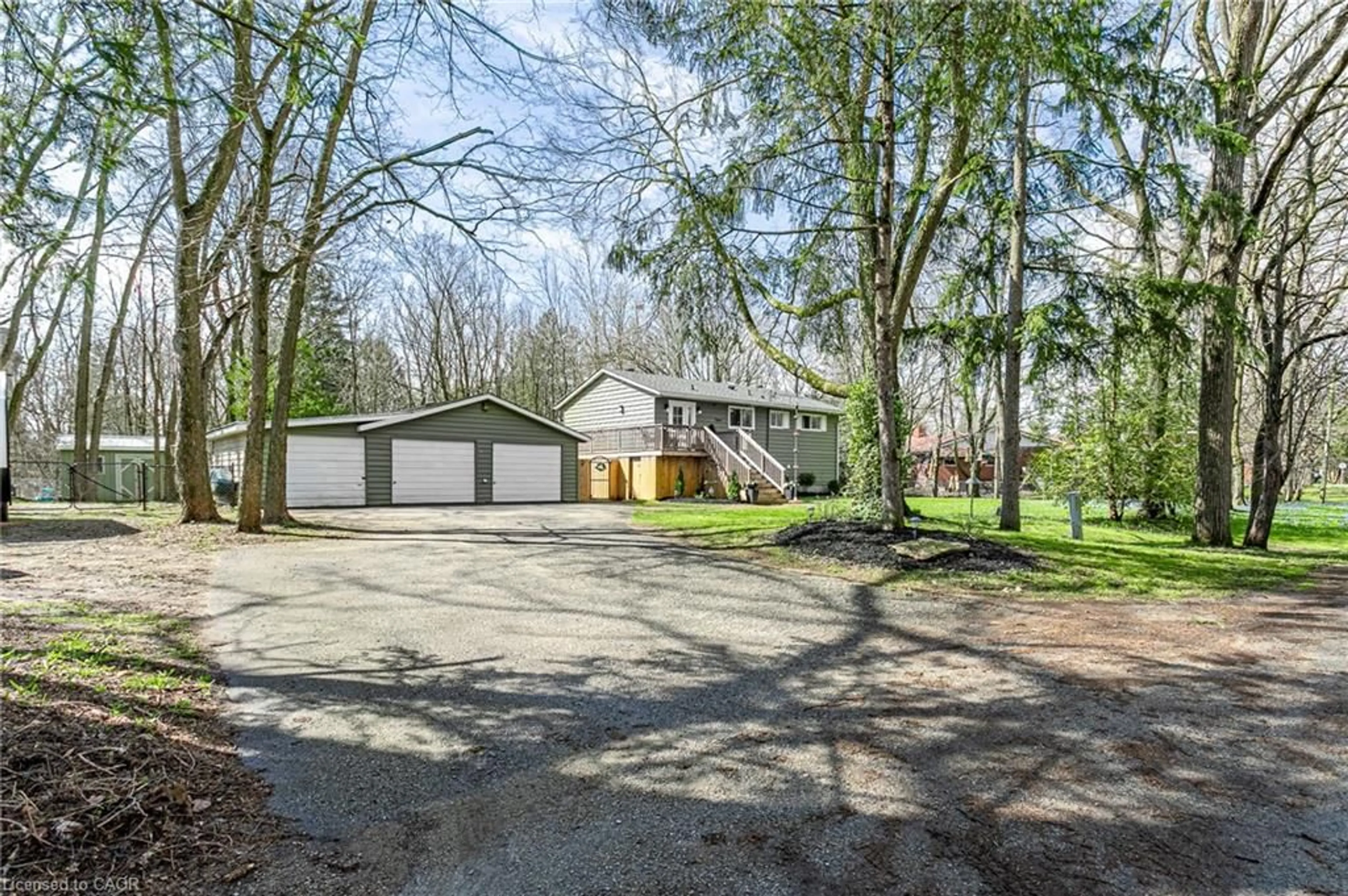 A pic from outside/outdoor area/front of a property/back of a property/a pic from drone, street for 23 Dover St, Wolverton Ontario N0J 1G0