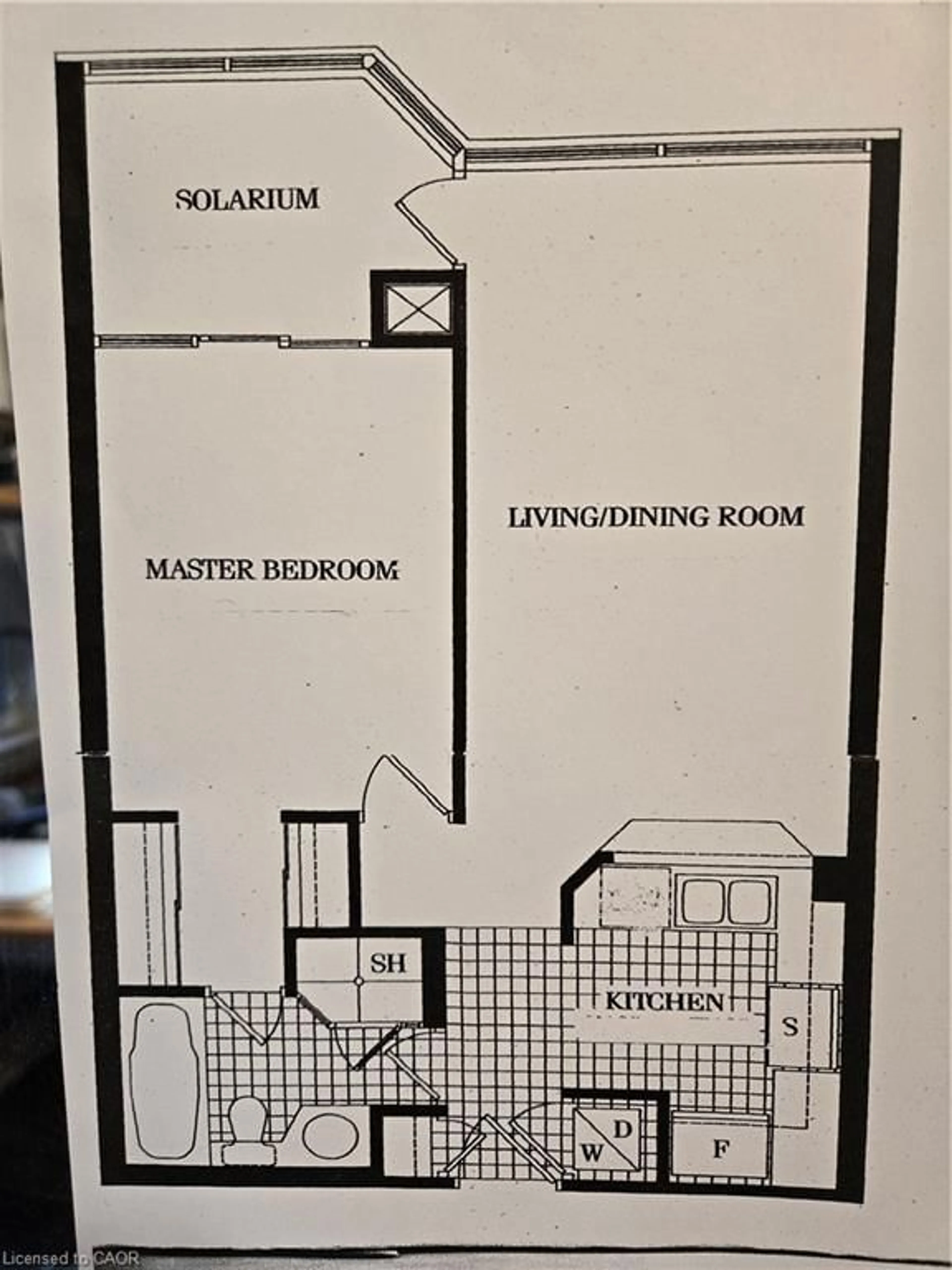 Floor plan for 1276 Maple Crossing Blvd #608, Burlington Ontario L7S 2J9
