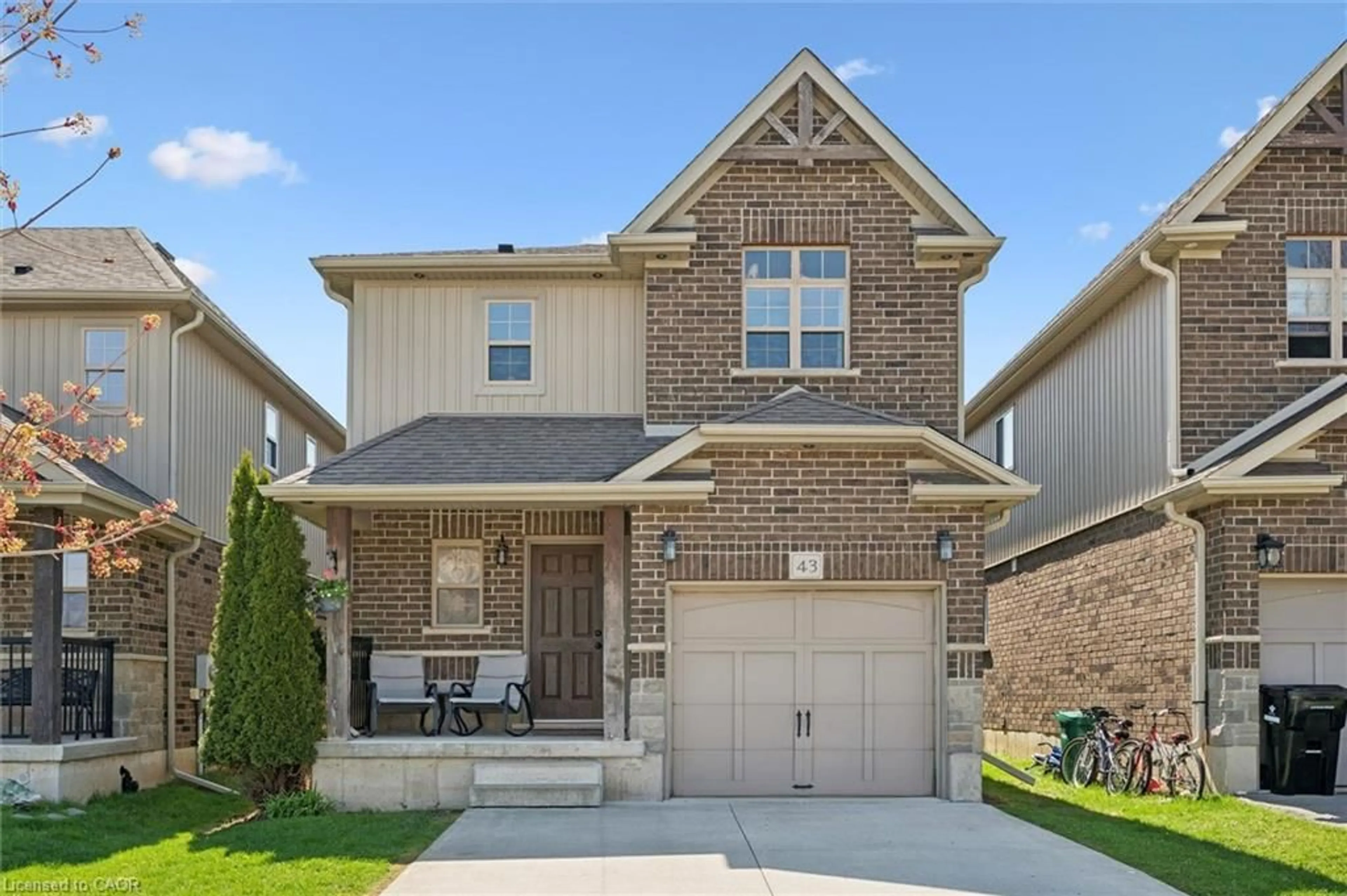 Home with brick exterior material, street for 43 Captain Mccallum Dr, New Hamburg Ontario N3A 0B6