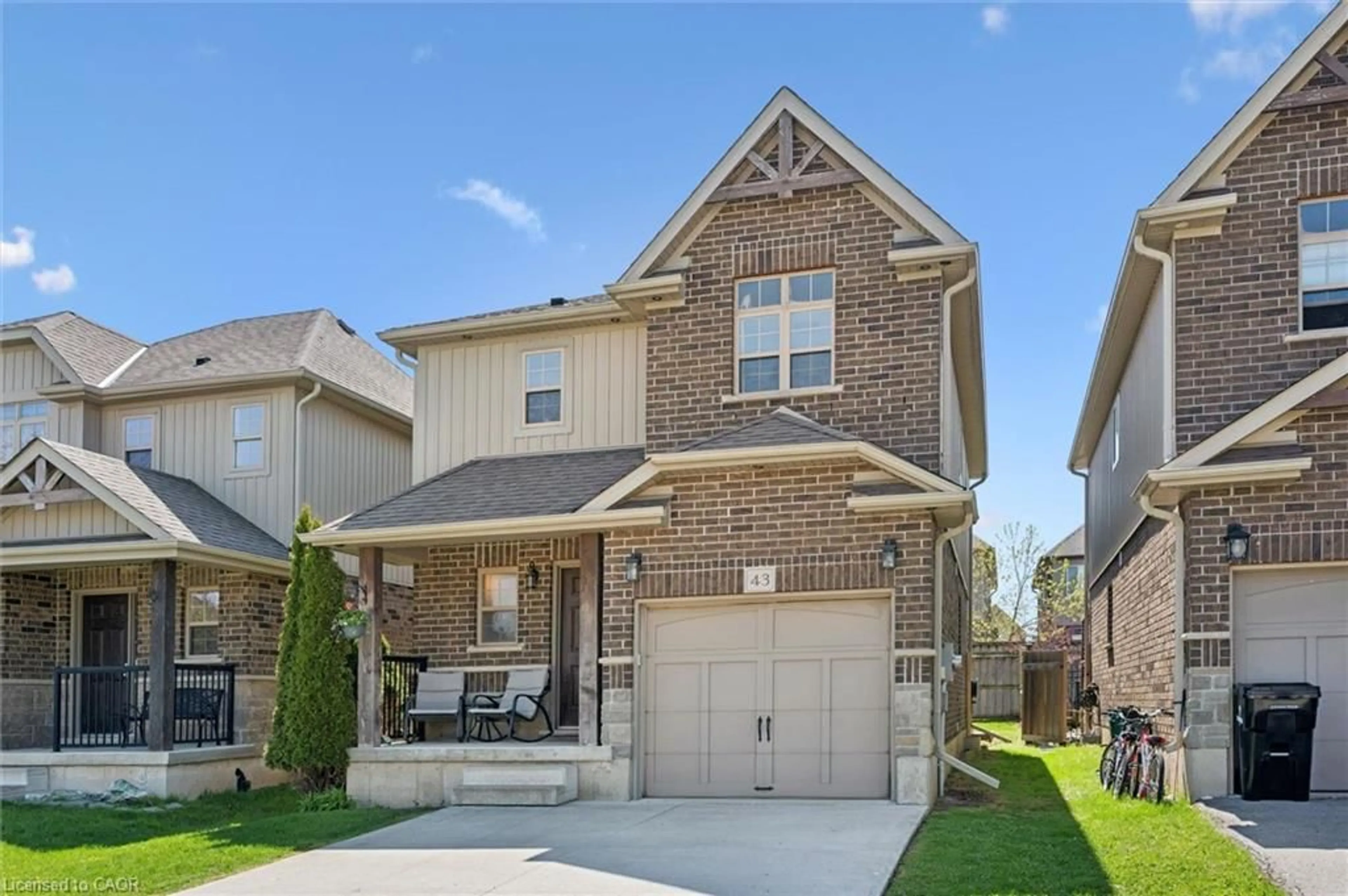 Home with brick exterior material, street for 43 Captain Mccallum Dr, New Hamburg Ontario N3A 0B6