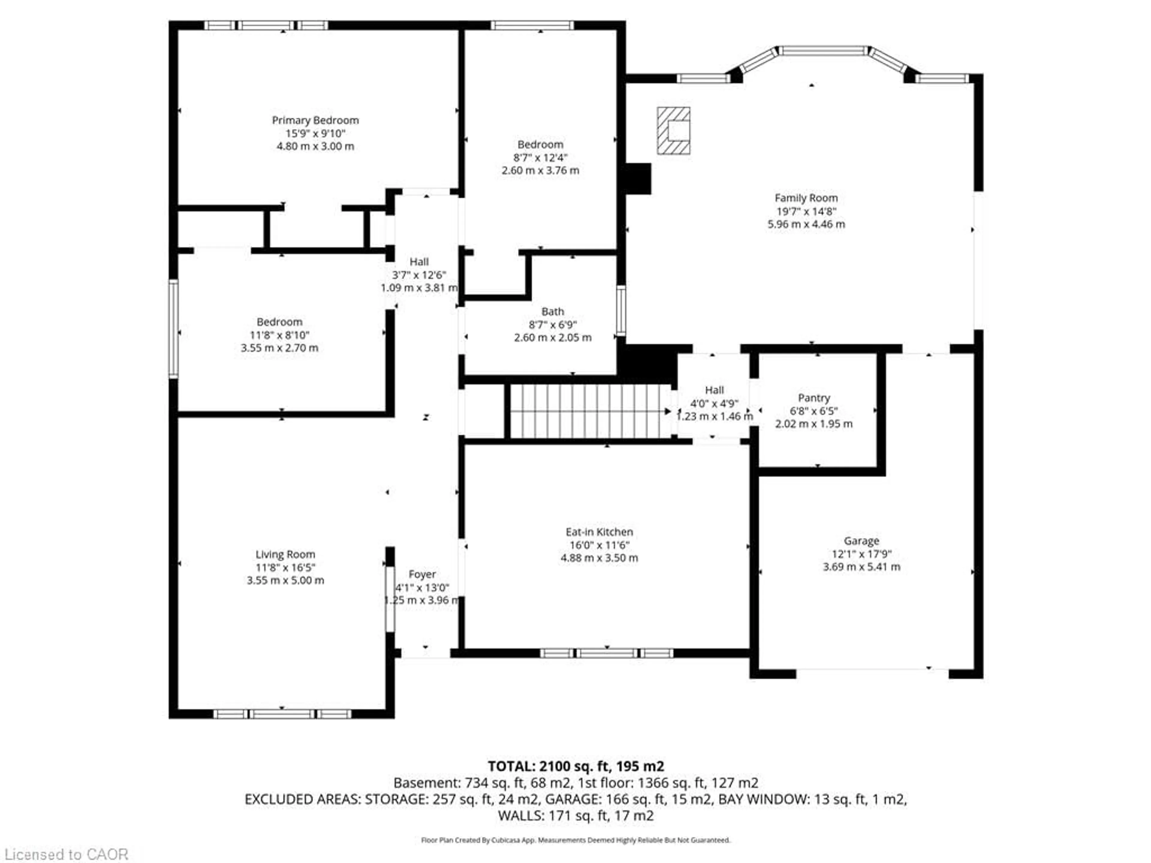 Floor plan for 369 Beechwood Cres, Burlington Ontario L7L 3P7