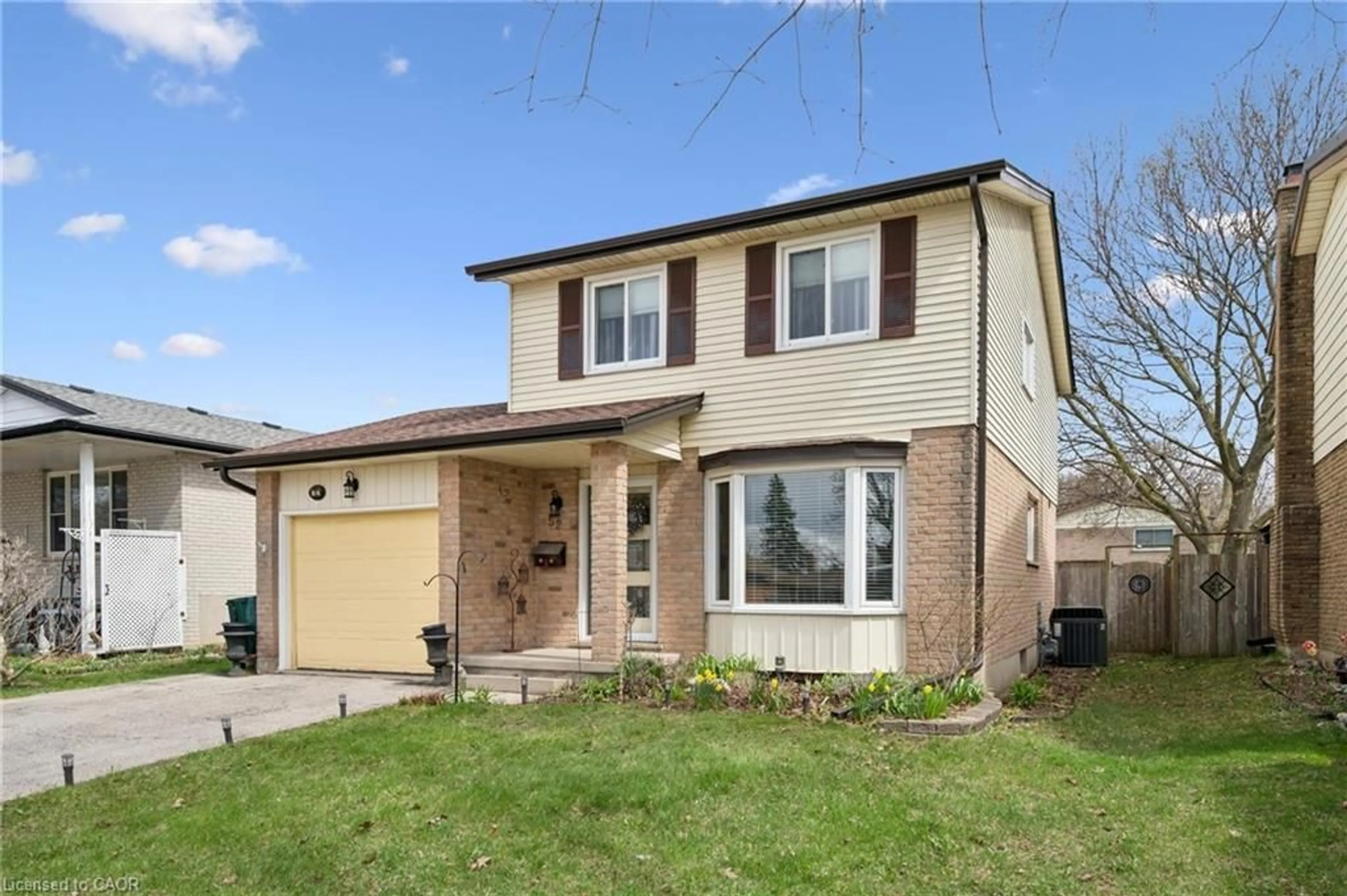 Home with brick exterior material, street for 52 Tuerr Dr, Kitchener Ontario N2E 2M1