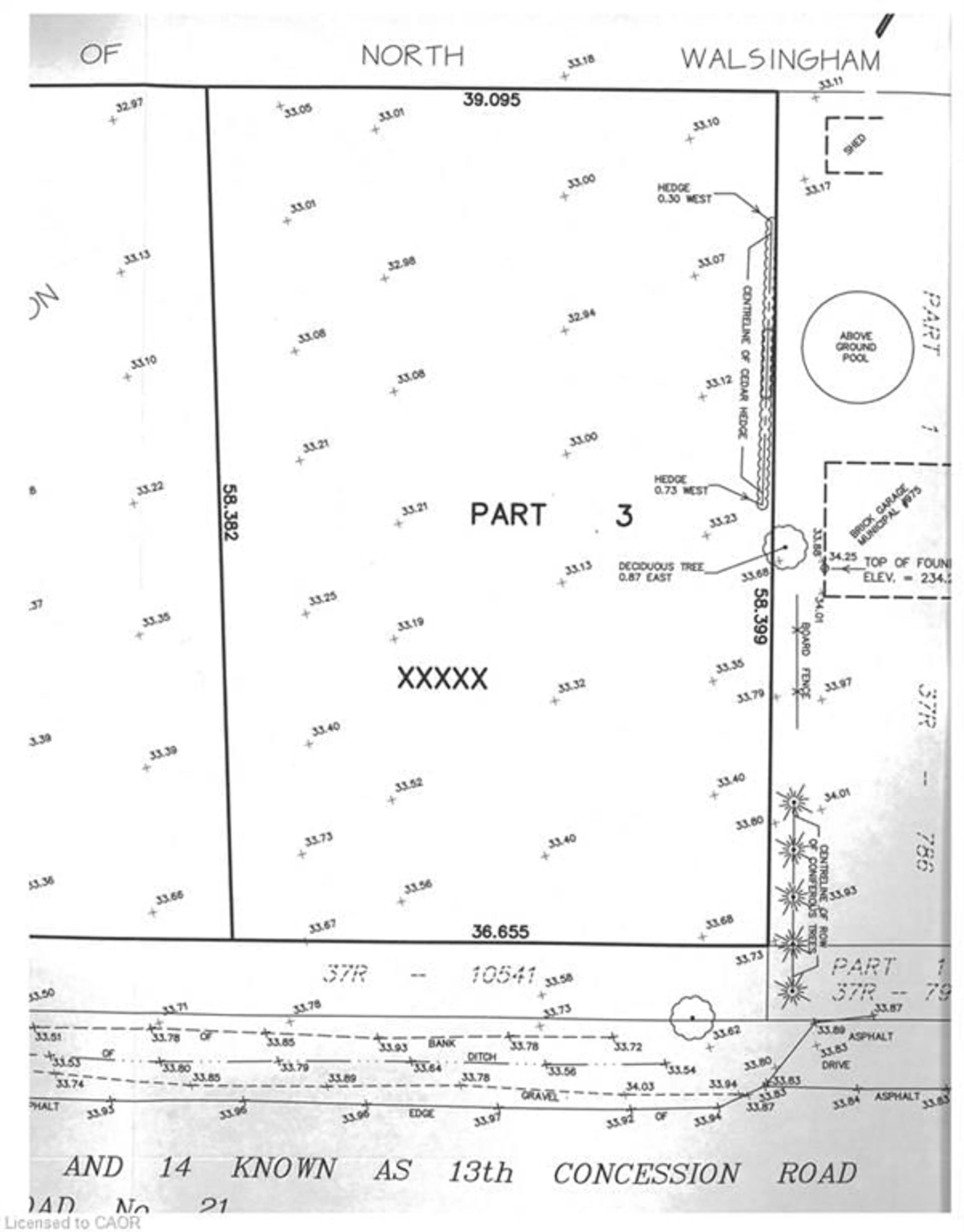Picture of a map for LOT 3 Norfolk County Rd 21, Delhi Ontario N4B 2W4