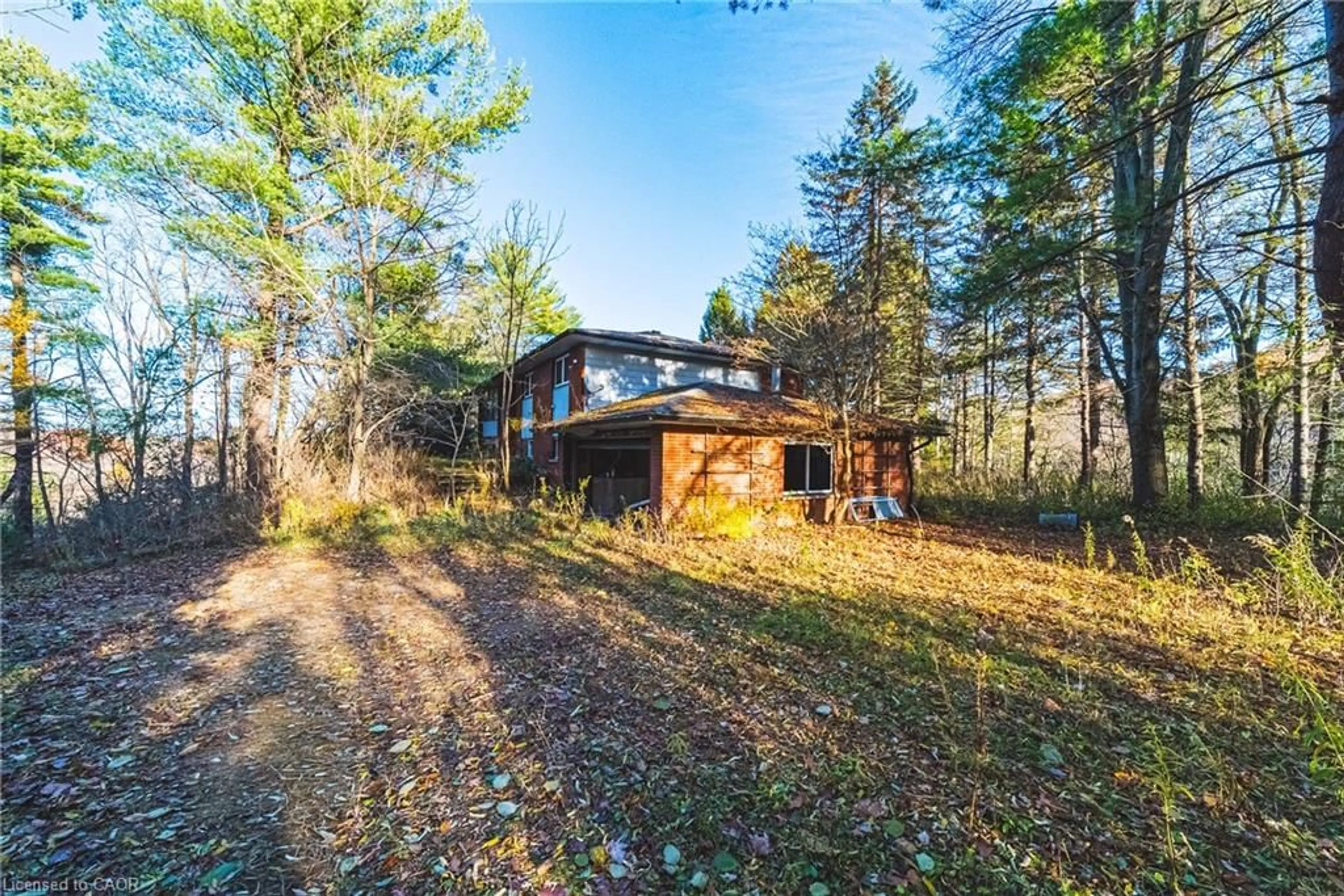 A pic from outside/outdoor area/front of a property/back of a property/a pic from drone, forest/trees view for 1296 Mineral Springs Rd, Ancaster Ontario L9H 5E3