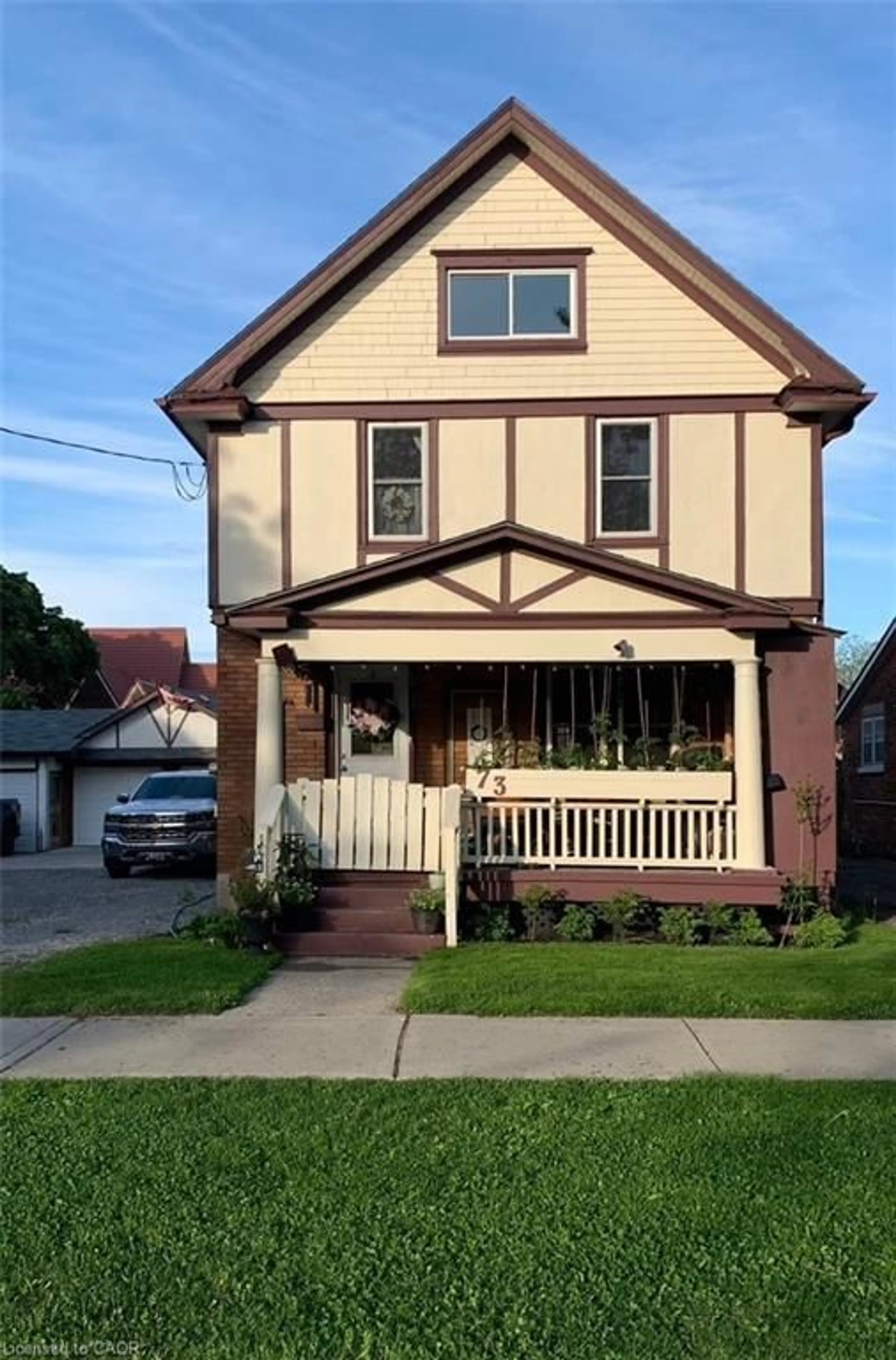 Home with brick exterior material, street for 73 Talbot St, Simcoe Ontario N3Y 2Z4