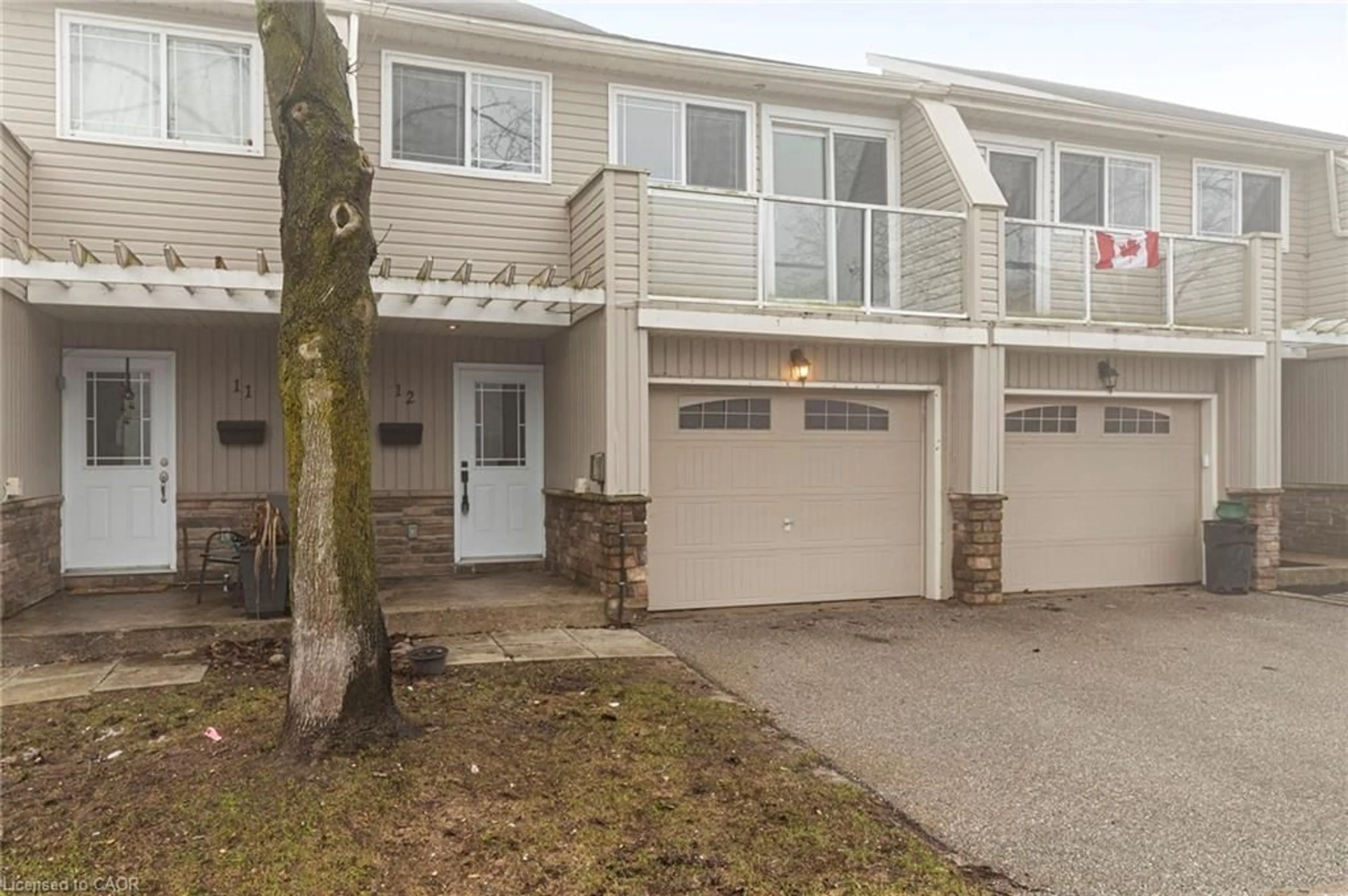 Home with vinyl exterior material, street for 12 Lankin Blvd #12, Orillia Ontario L3V 6T2