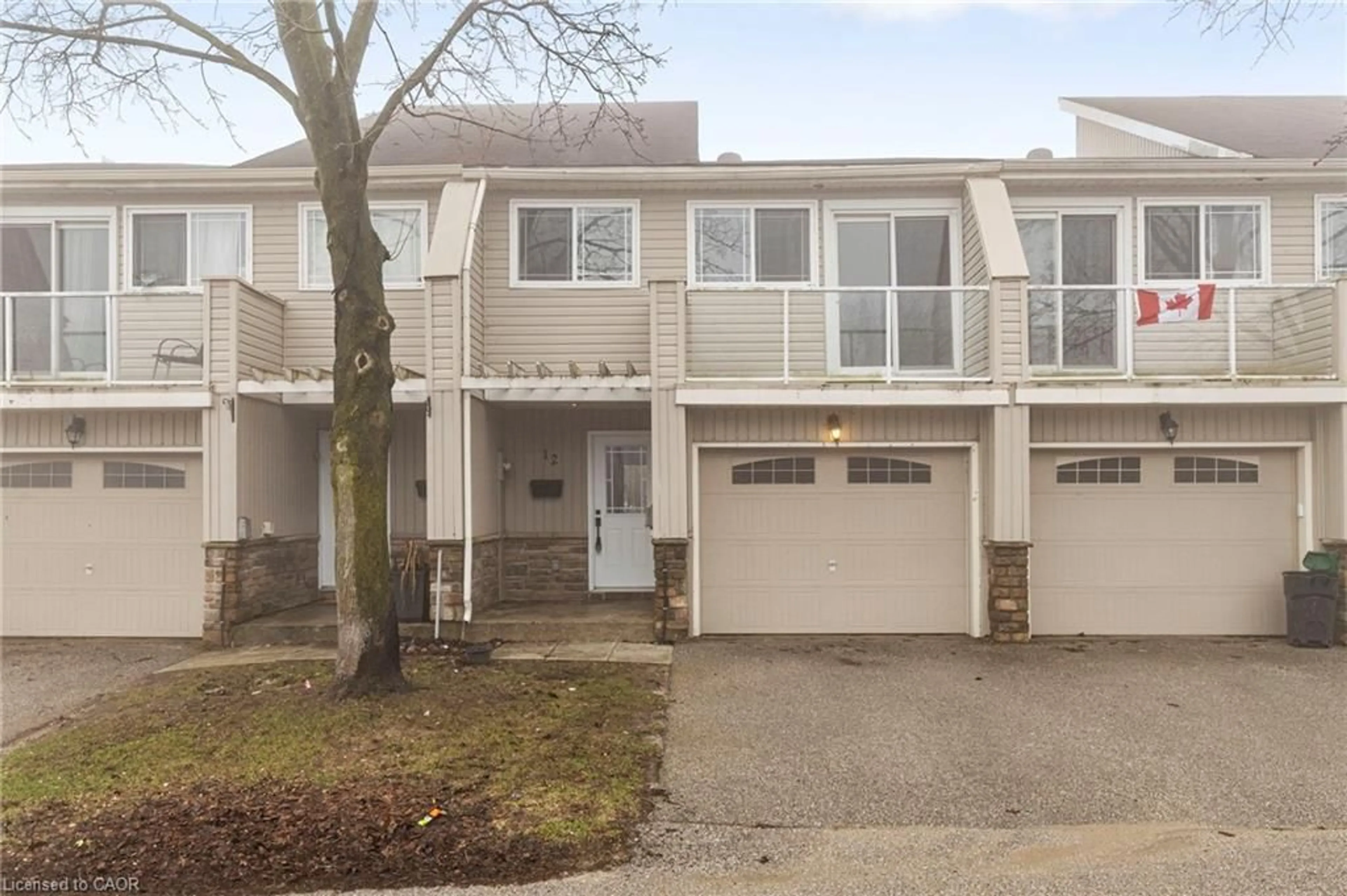 Home with vinyl exterior material, street for 12 Lankin Blvd #12, Orillia Ontario L3V 6T2