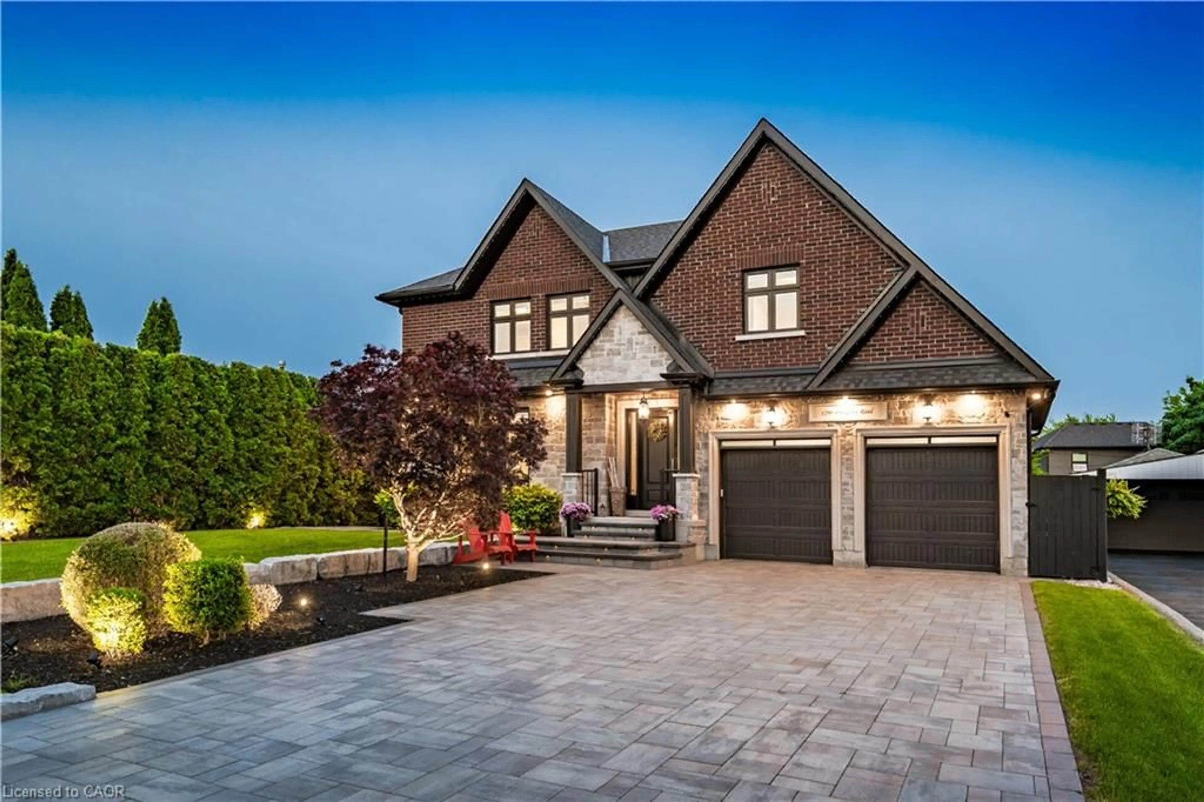 Home with brick exterior material, street for 1298 Pinegrove Rd, Oakville Ontario L6L 2X3