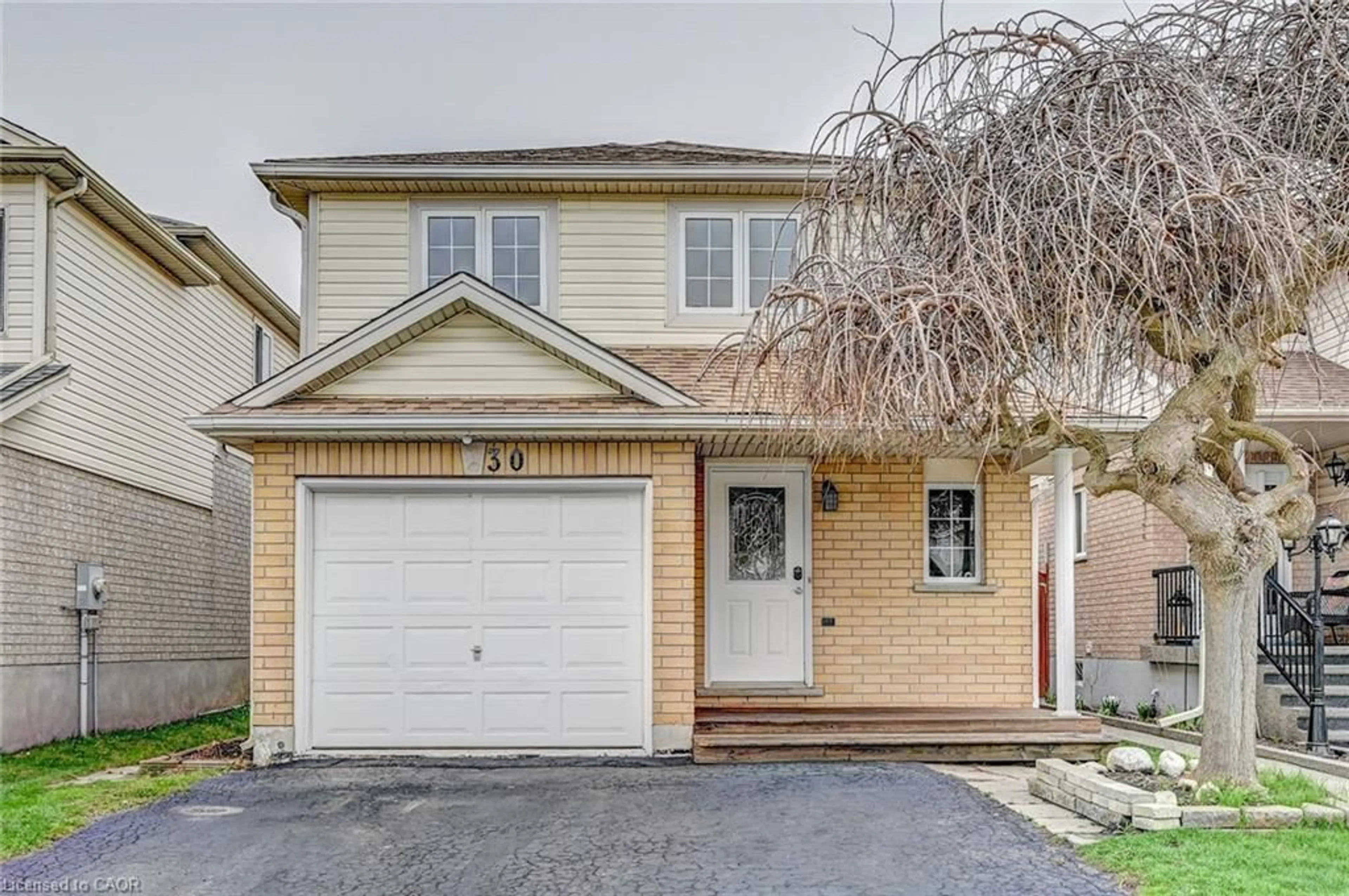 Home with brick exterior material, street for 30 Bridlewreath St, Kitchener Ontario N2E 3V5