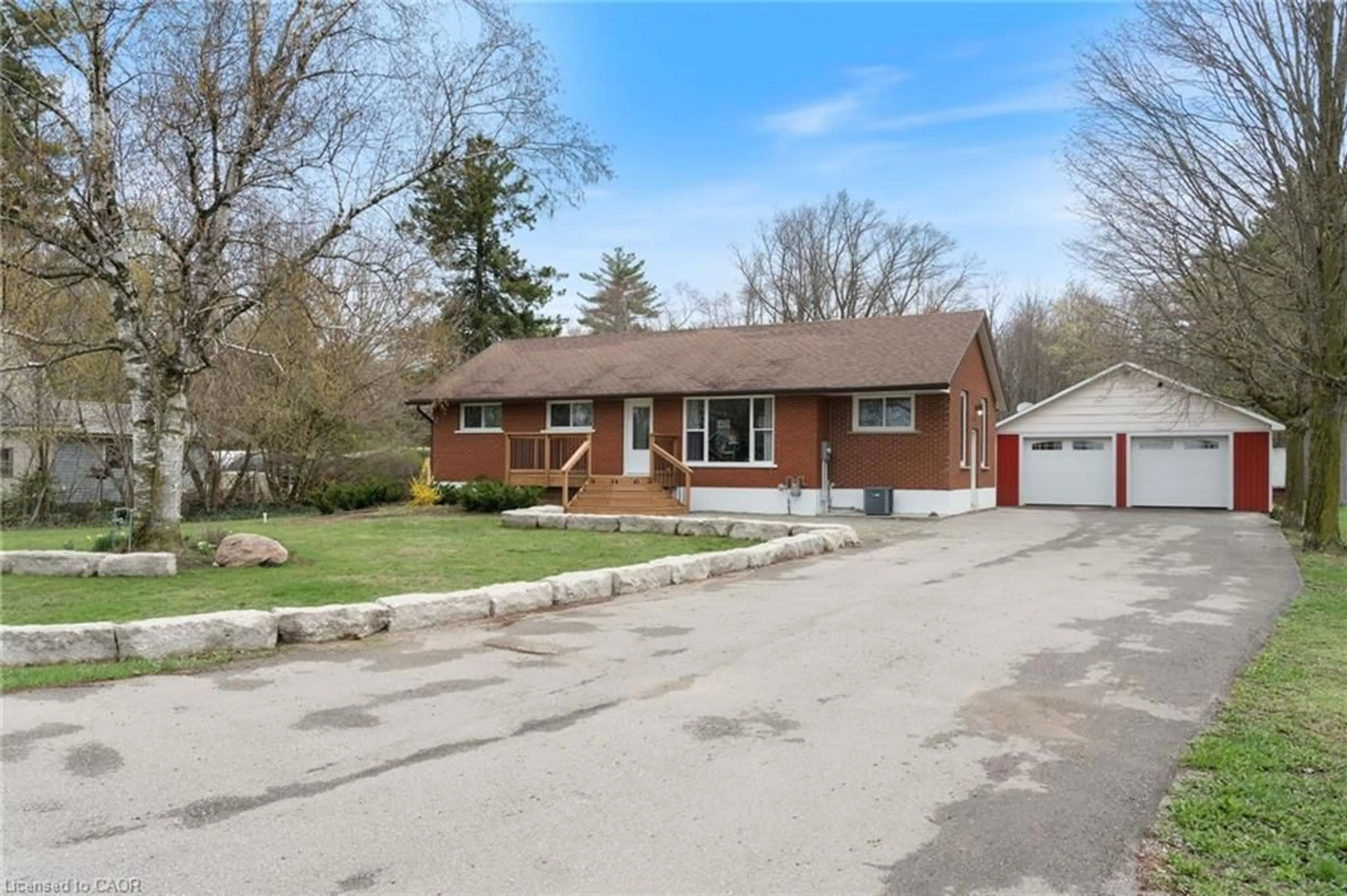 Home with brick exterior material, street for 1246 Forestry Farm Rd, Simcoe Ontario N3Y 4K1