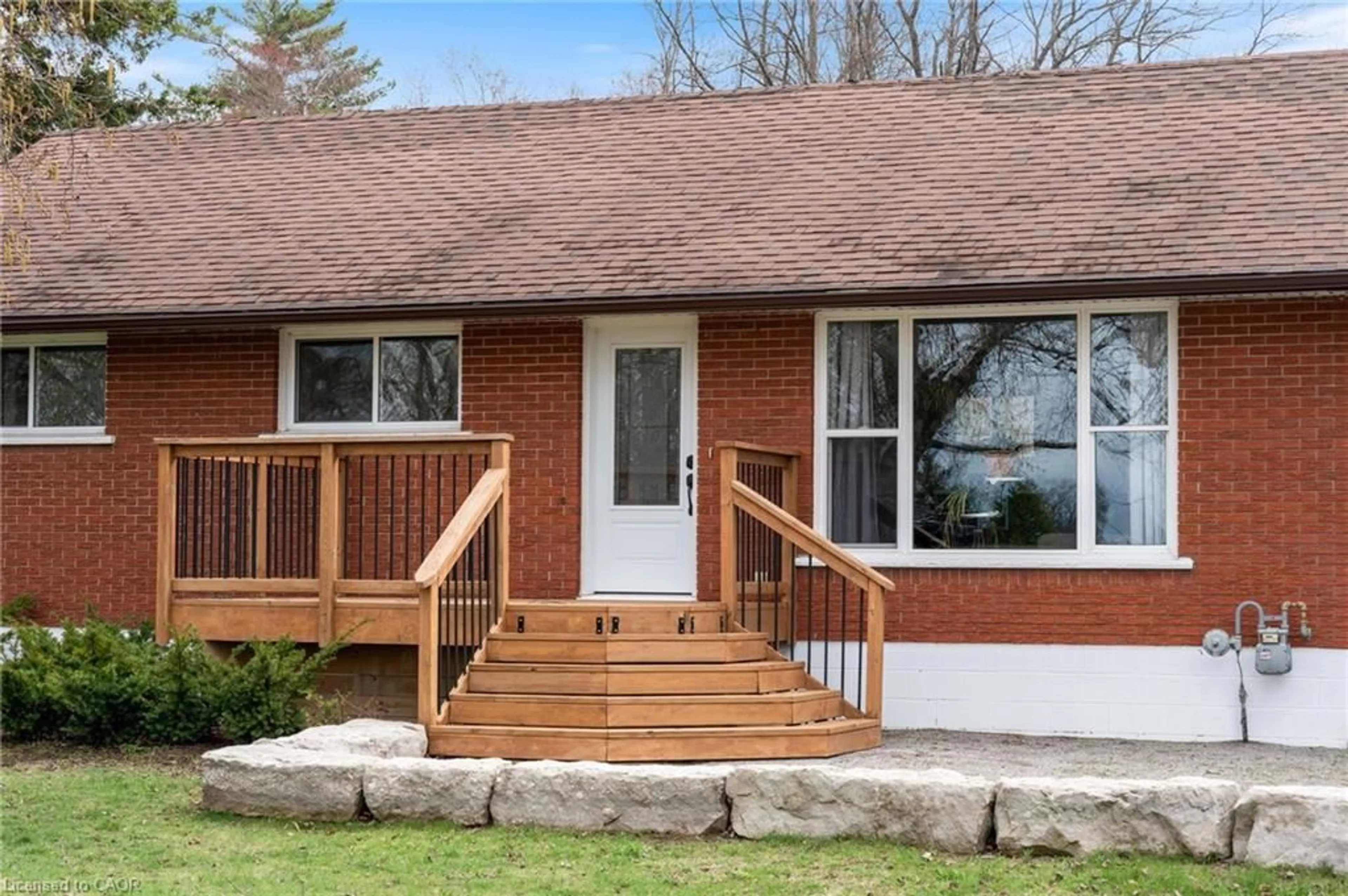 Home with brick exterior material, street for 1246 Forestry Farm Rd, Simcoe Ontario N3Y 4K1