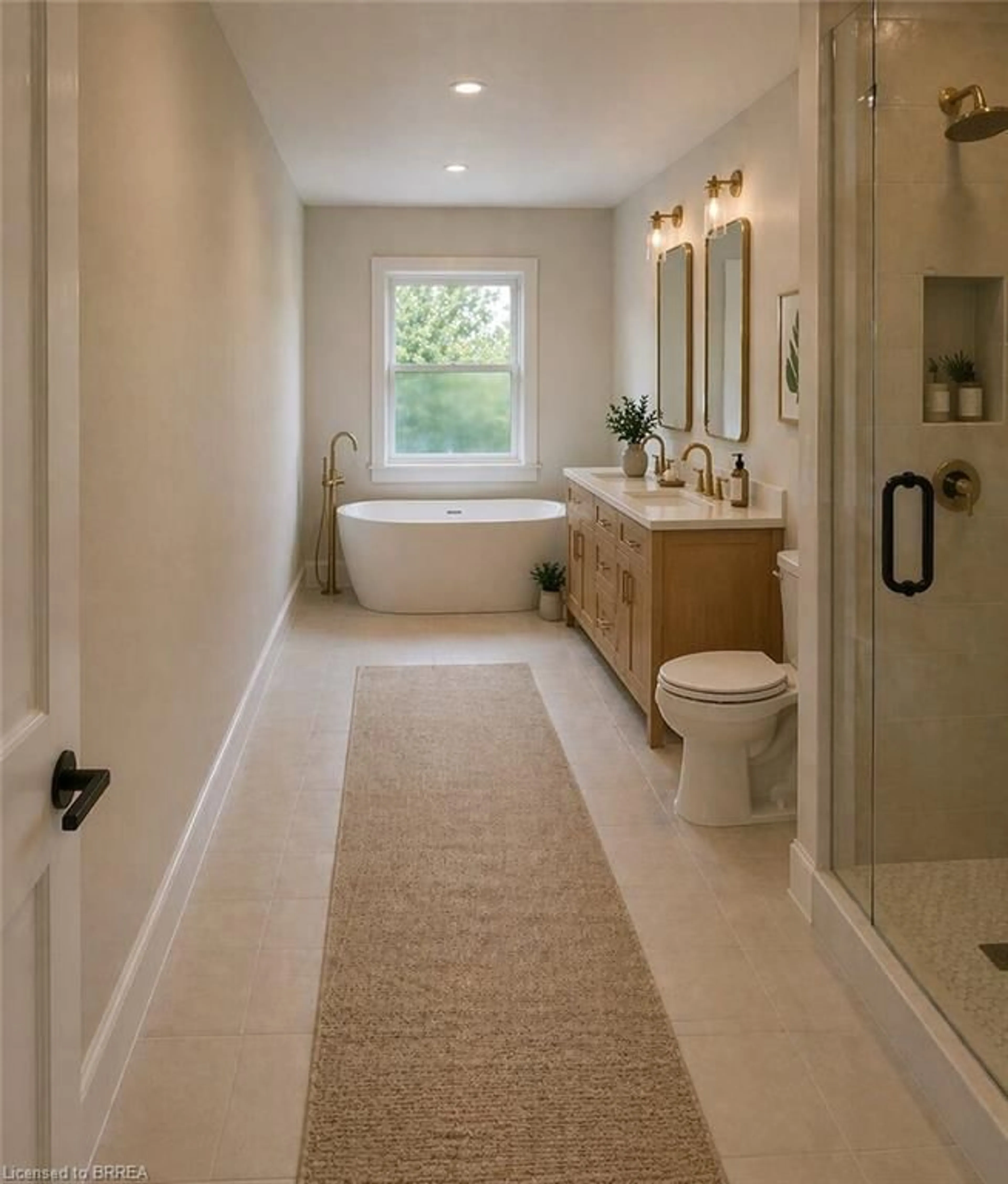 Contemporary bathroom, ceramic/tile floor for LOT 9 Sass Cres, Paris Ontario N3L 0E9