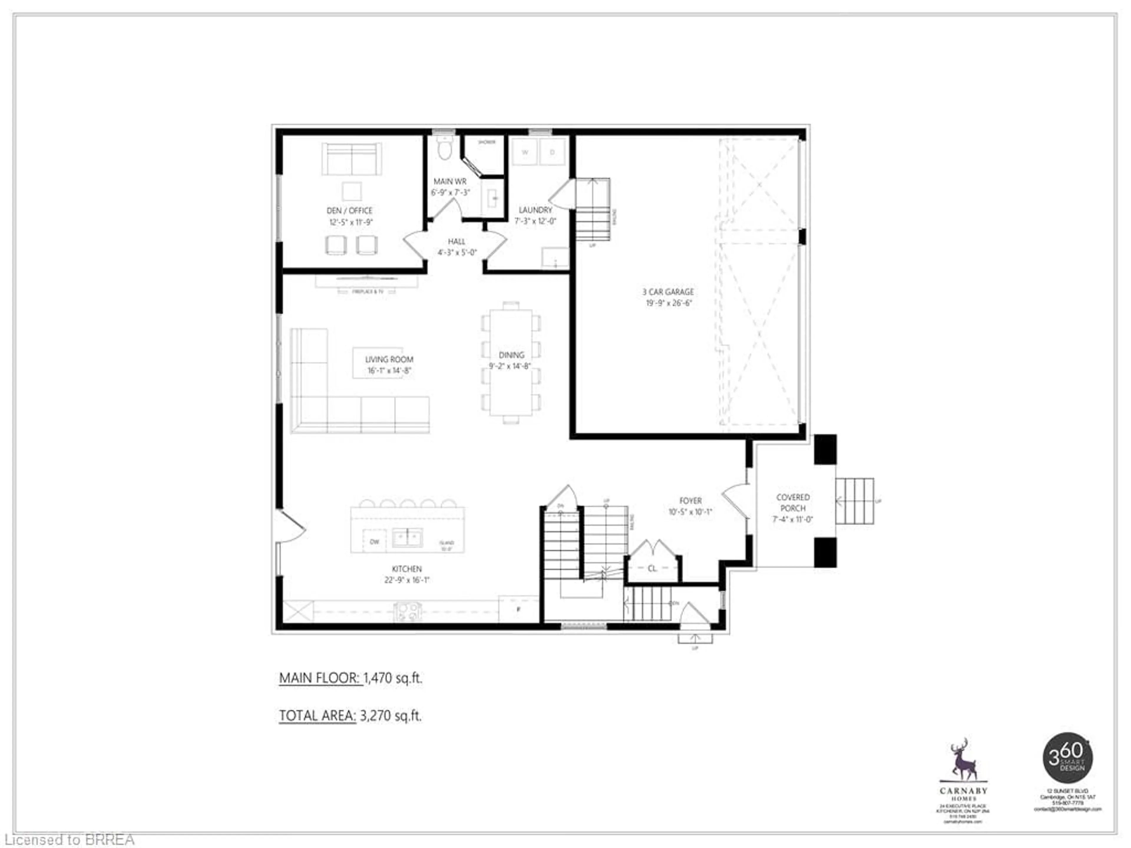 Floor plan for LOT 9 Sass Cres, Paris Ontario N3L 0E9