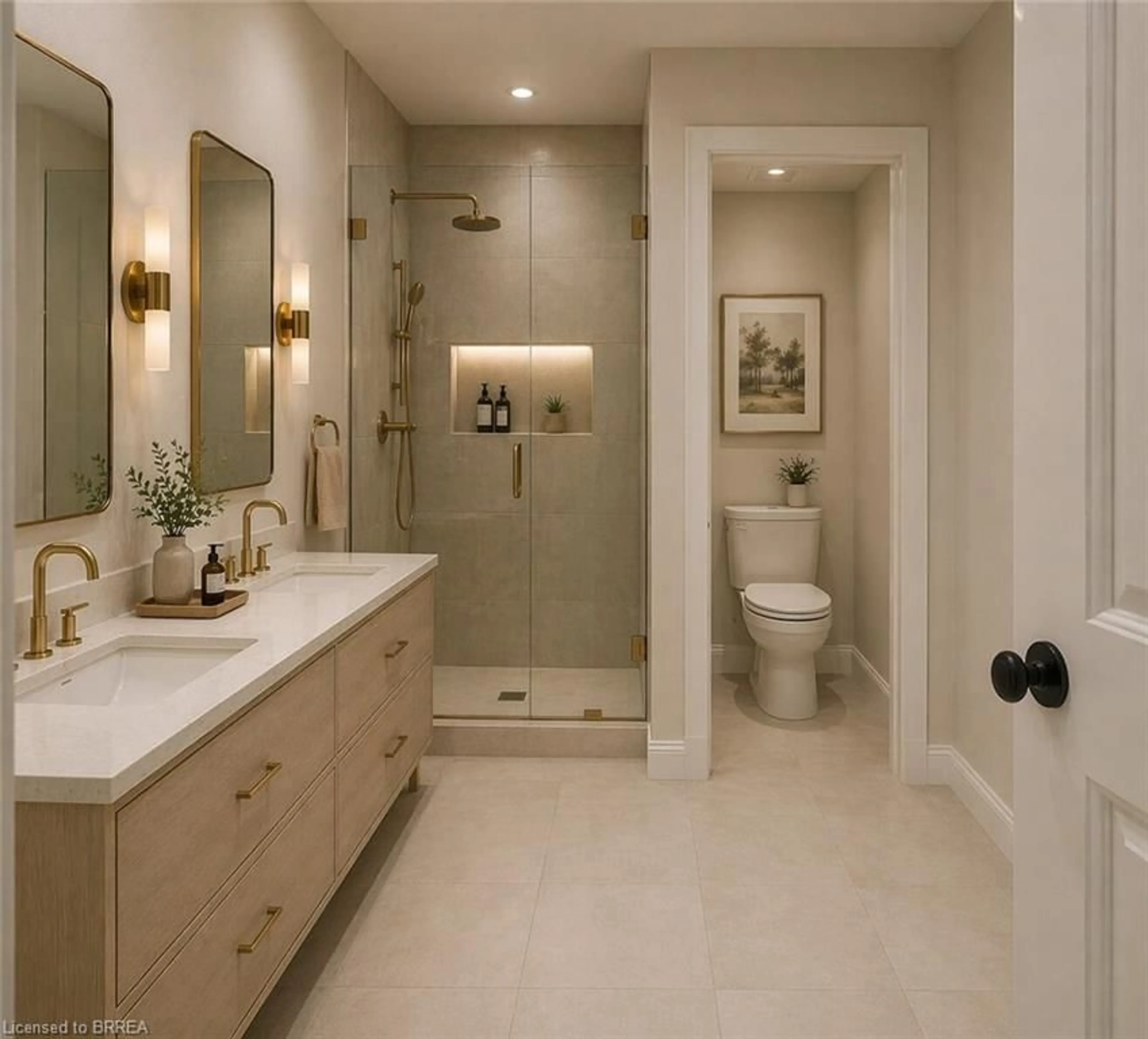 Contemporary bathroom, ceramic/tile floor for LOT 18 Sass Cres, Paris Ontario N3L 0J3