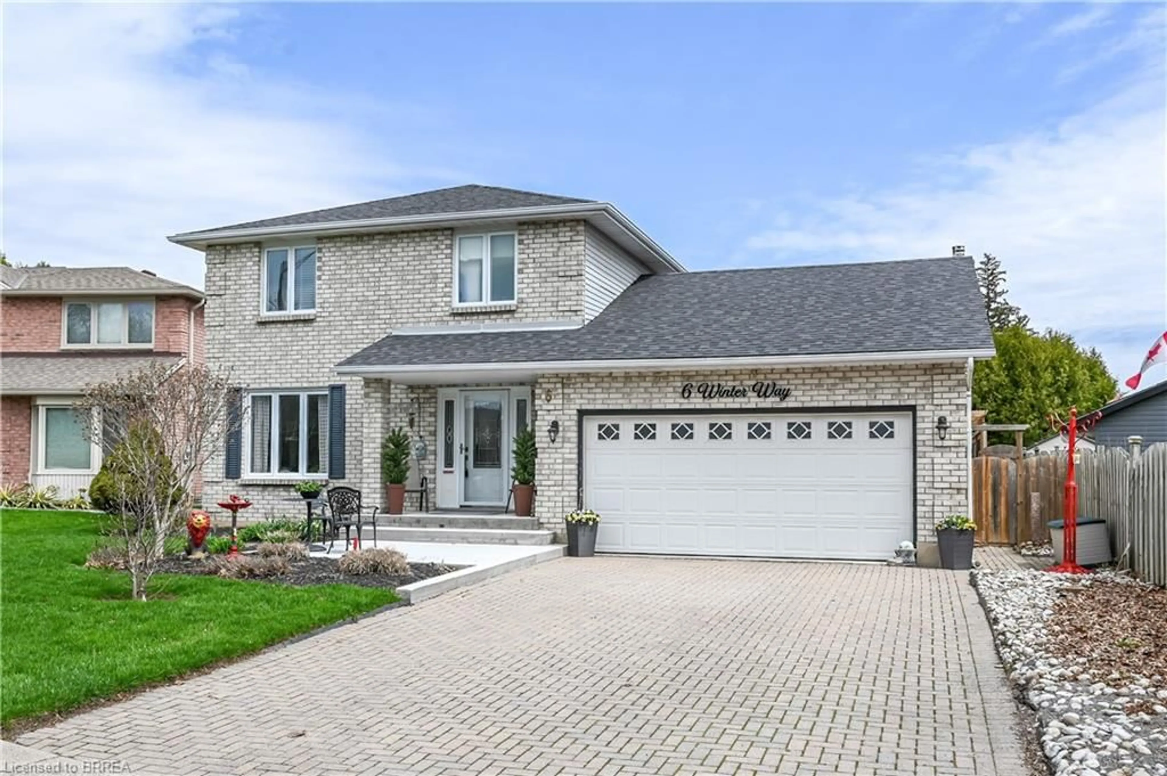 Home with brick exterior material, street for 6 Winter Way, Brantford Ontario N3T 6E6
