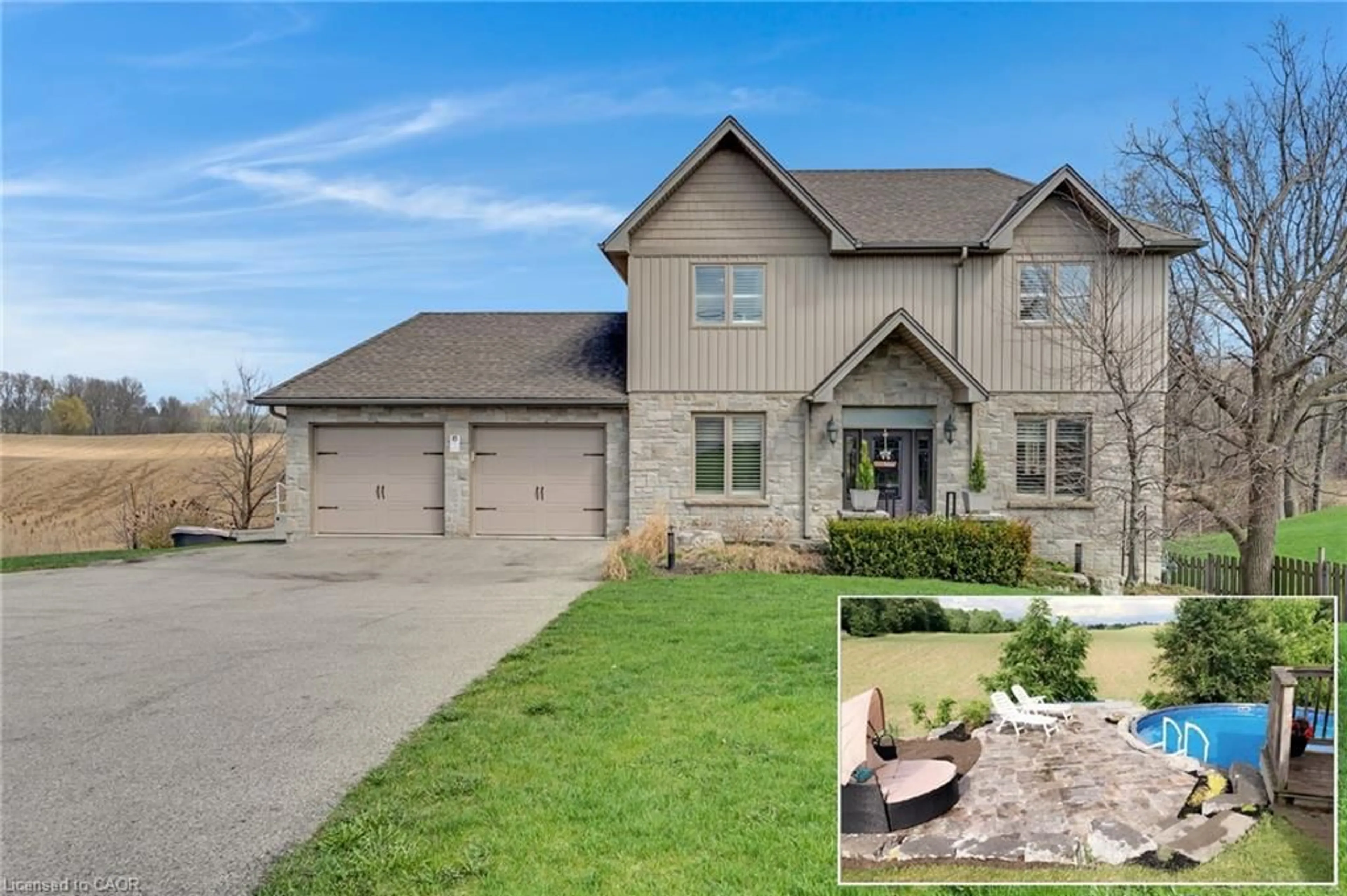 Home with brick exterior material, street for 24 Brant Rd, Paris Ontario N3L 3E1