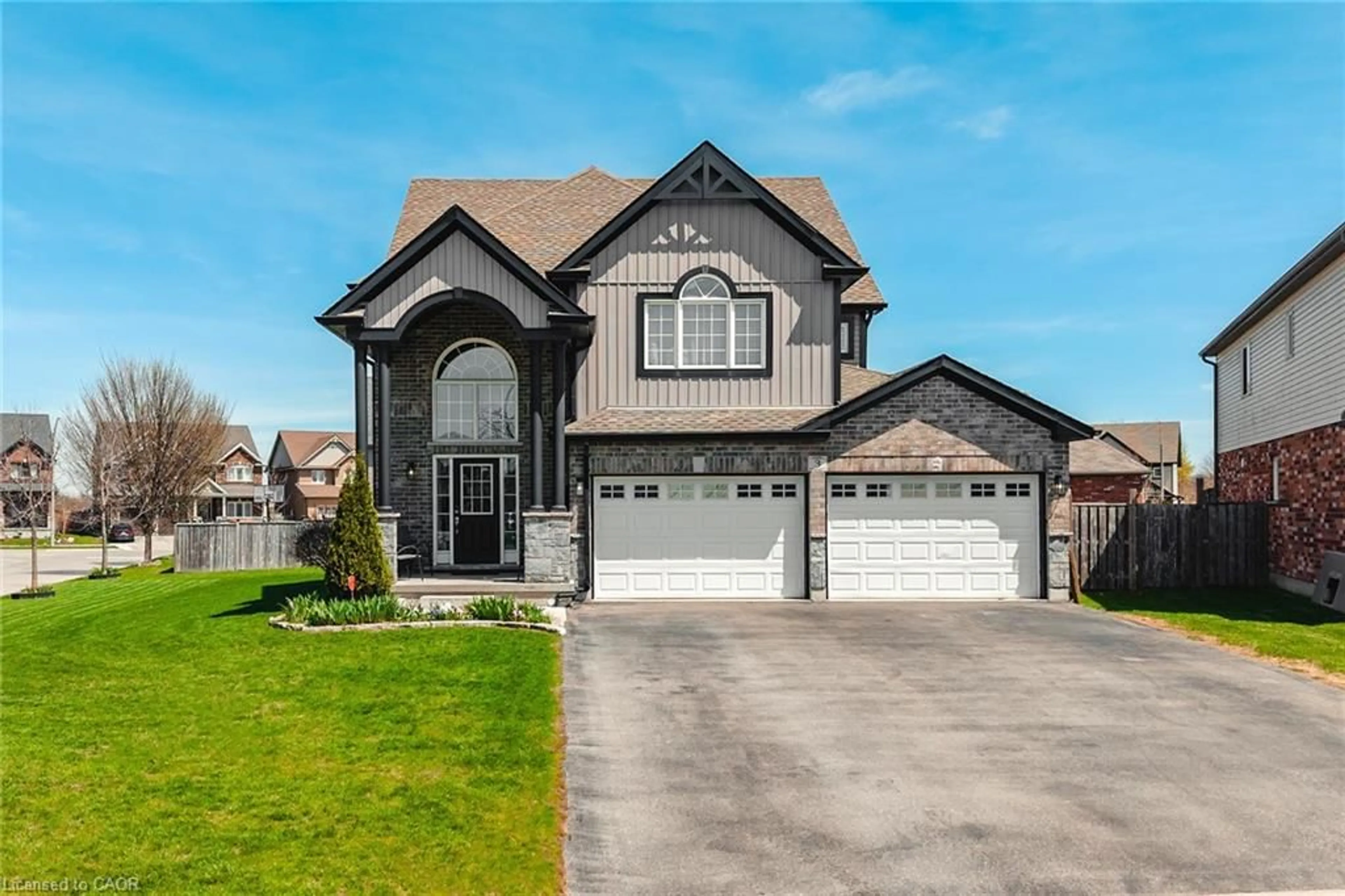 Home with brick exterior material, street for 3 Hardcastle Pl, Cambridge Ontario N1S 0A2