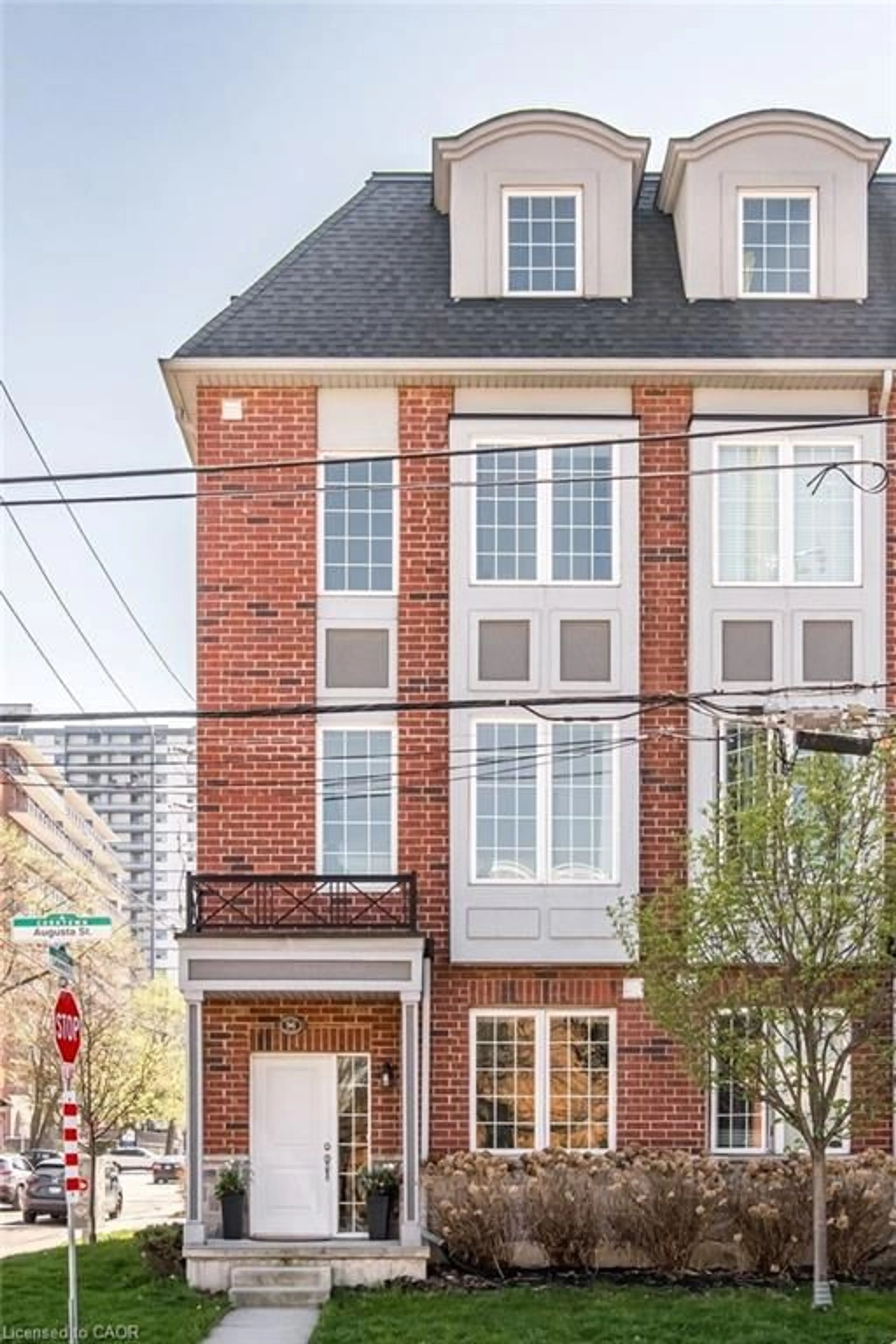 Home with brick exterior material, street for 96 Augusta St, Hamilton Ontario L8N 1R2