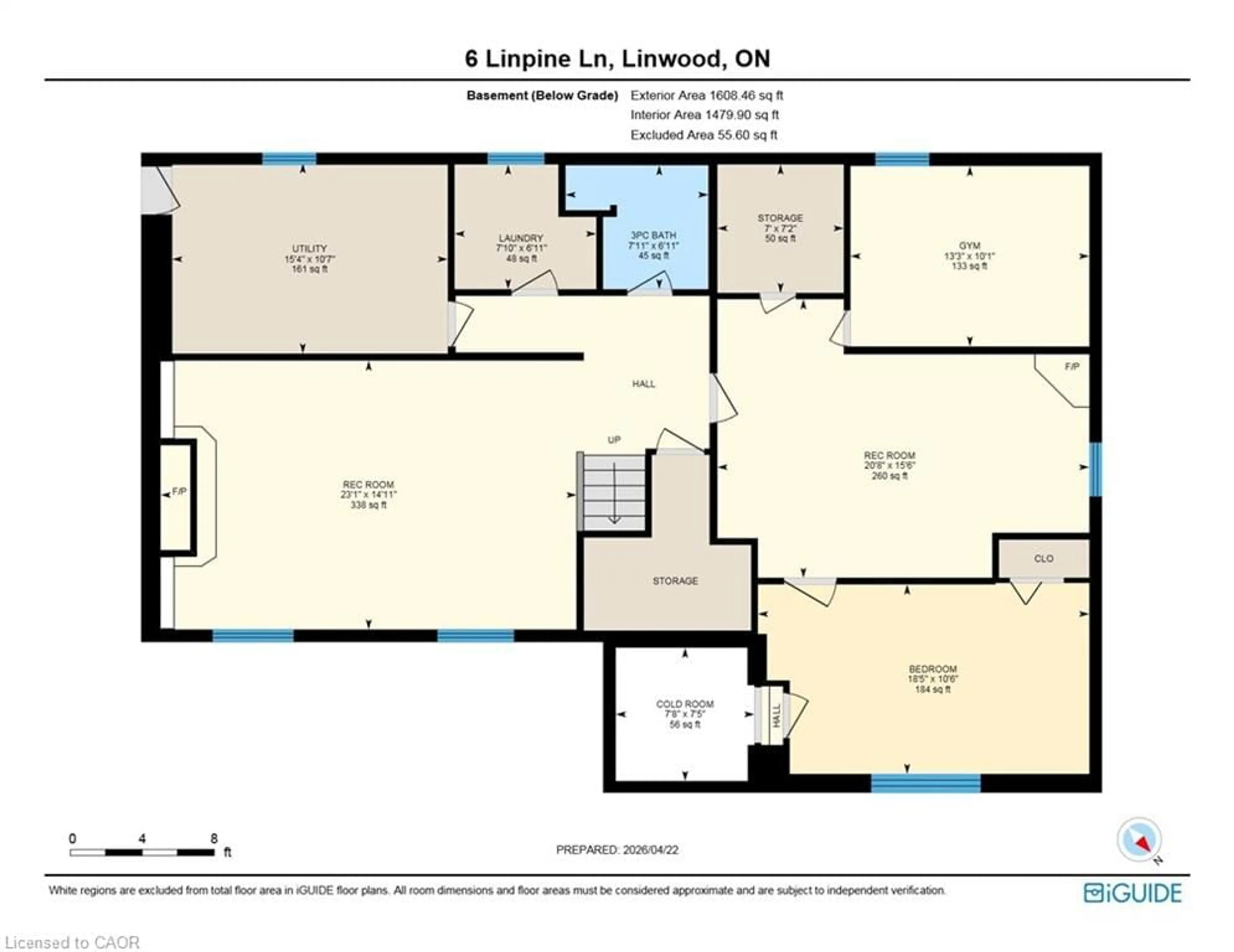 Floor plan for 6 Lin Pine Lane, Linwood Ontario N0B 2A0