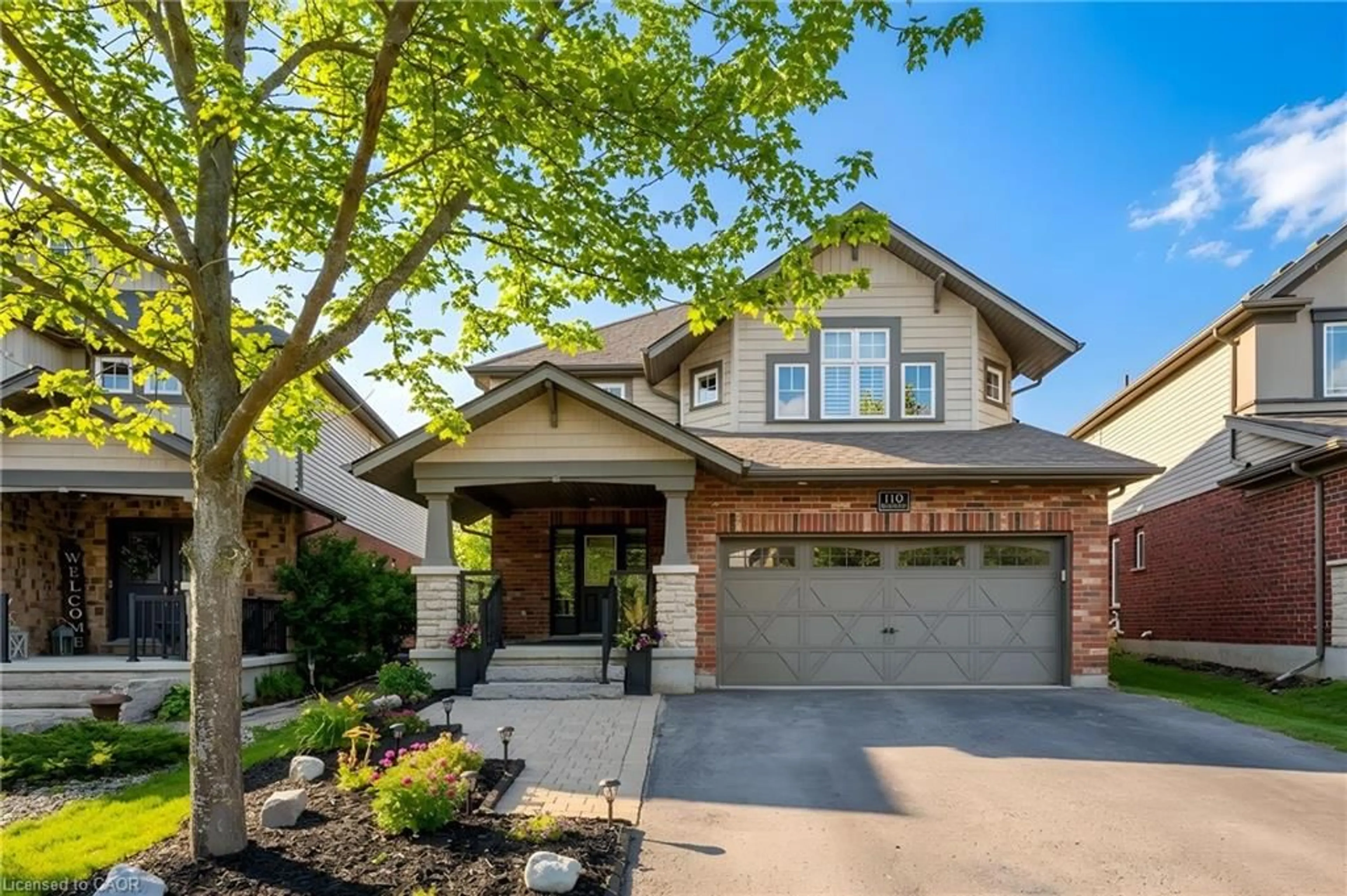 Home with brick exterior material, street for 110 Baxter Dr, Guelph Ontario N1L 0C7