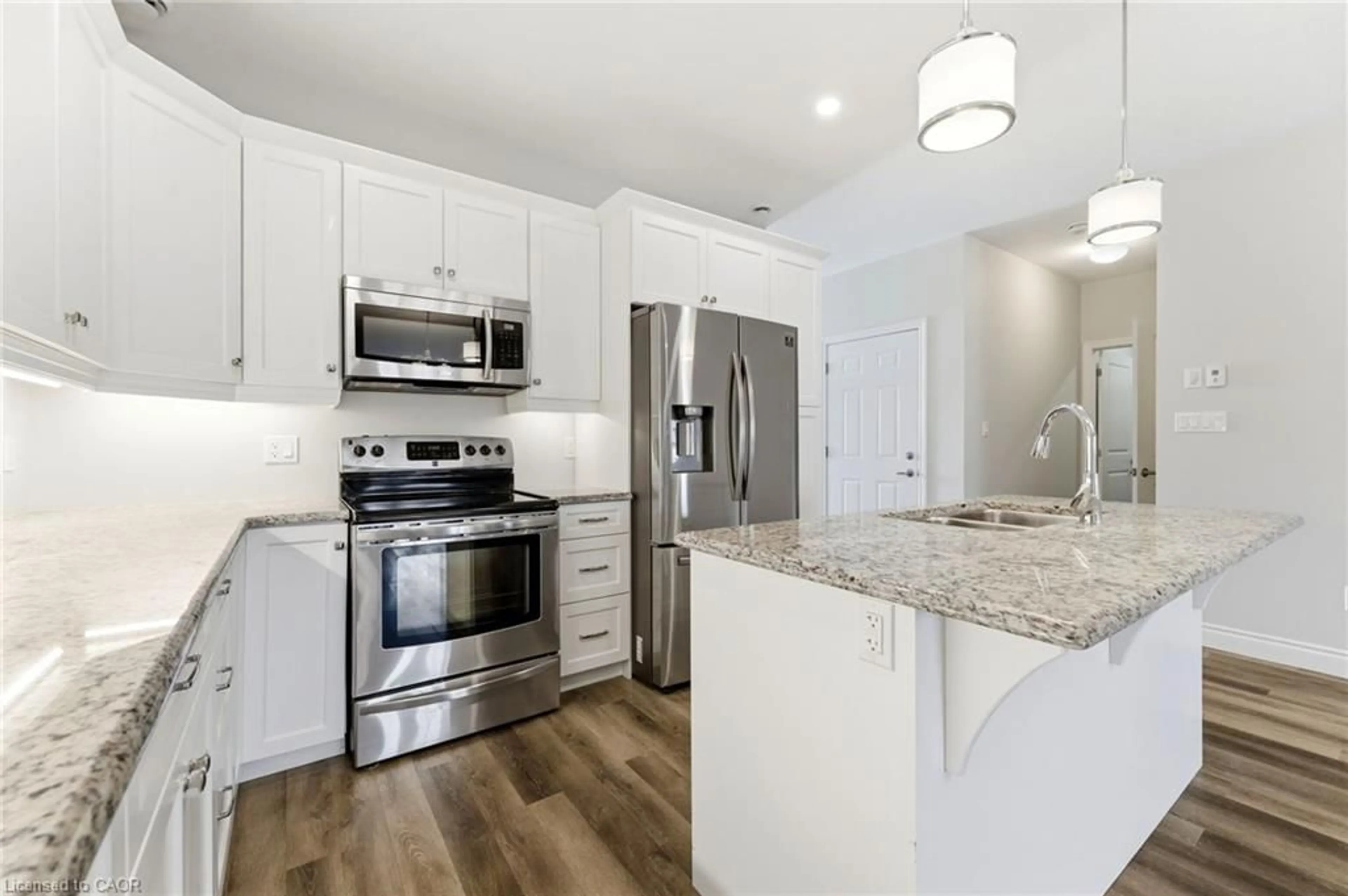 Open concept kitchen, ceramic/tile floor for 375 Mitchell Rd #2, Listowel Ontario N4W 0H4