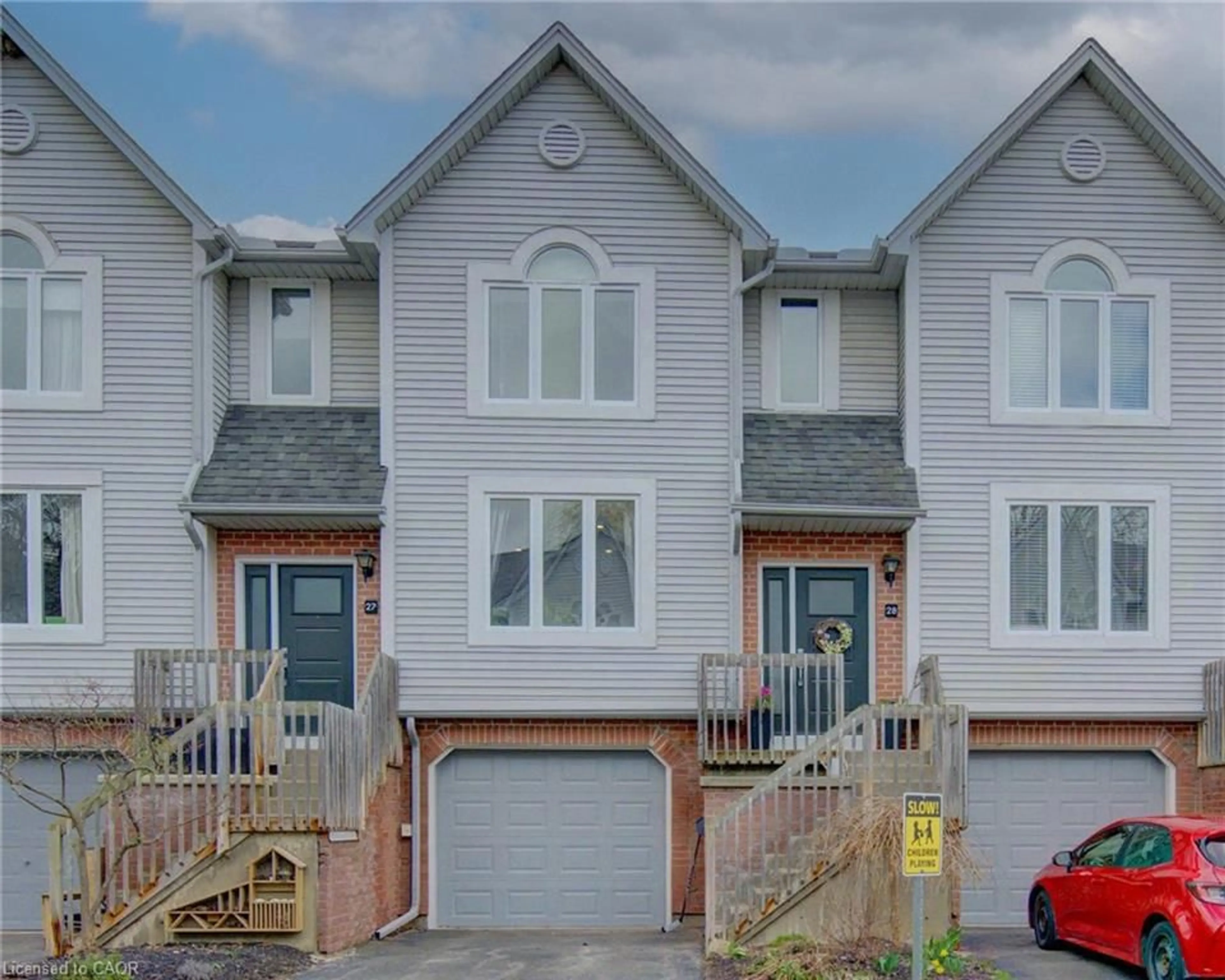 Home with vinyl exterior material, street for 132 Brighton St #28, Waterloo Ontario N2J 4S6
