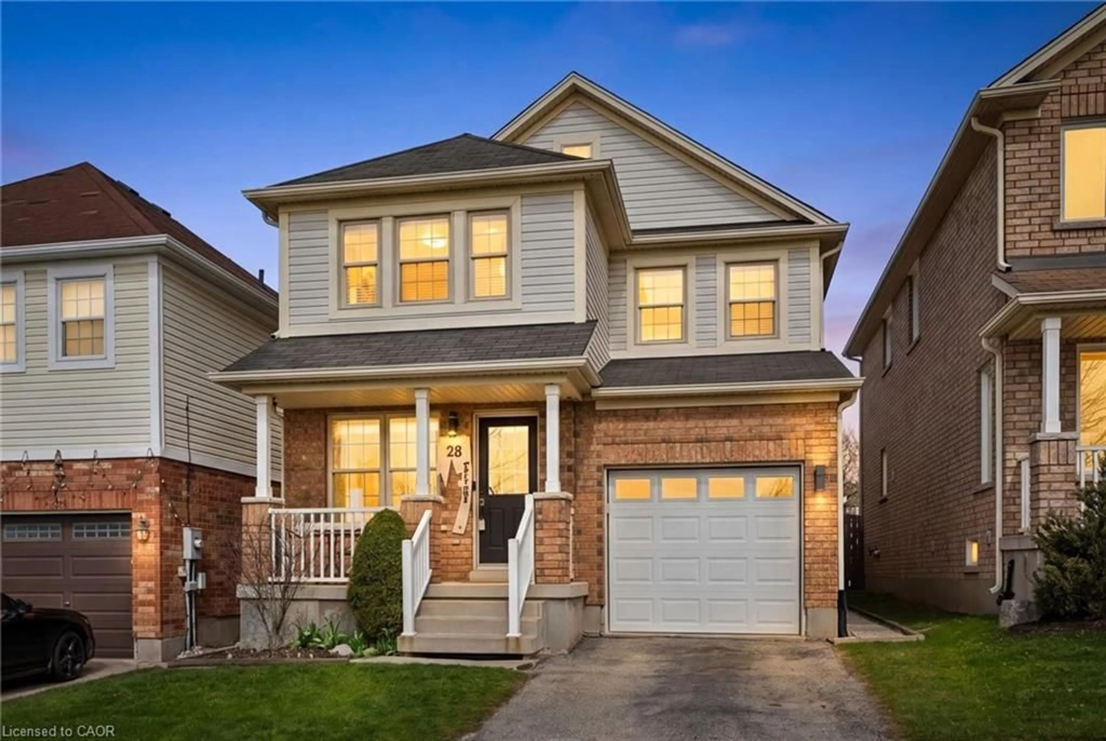 Home with brick exterior material, street for 28 Griffiths Ave, Cambridge Ontario N1P 1J7