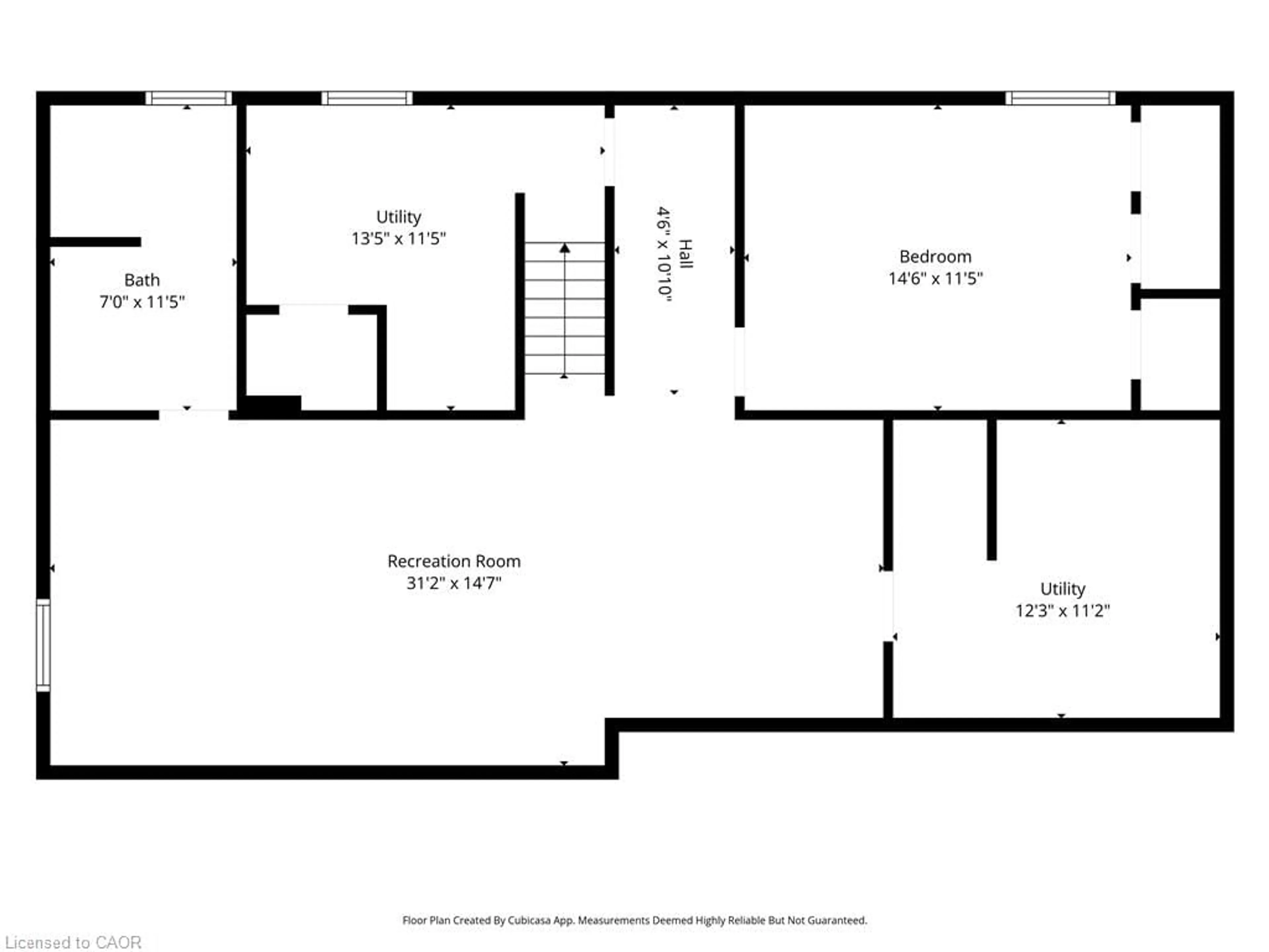 Floor plan for 45 Driftwood Dr, Brantford Ontario N3R 3K2