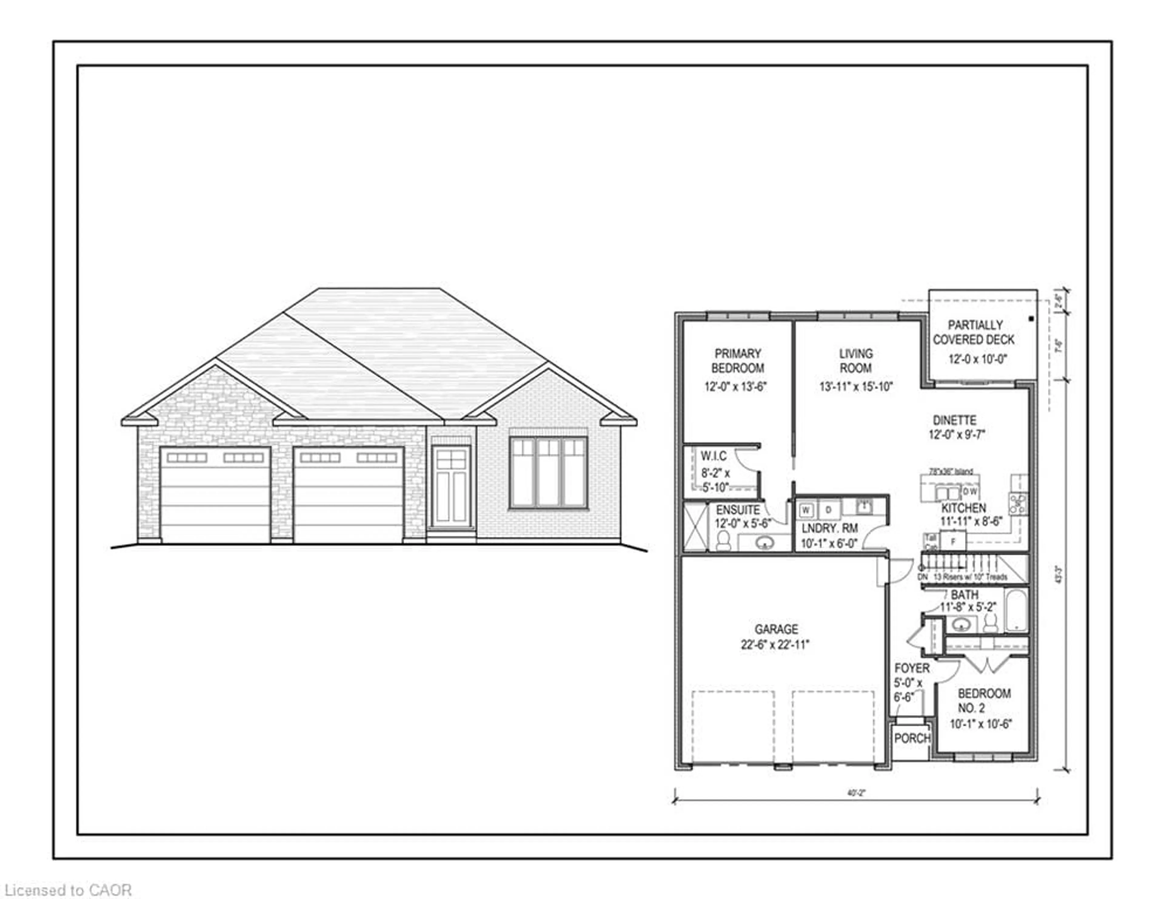 Floor plan for 51 Judd Dr, Simcoe Ontario N3Y 0B2