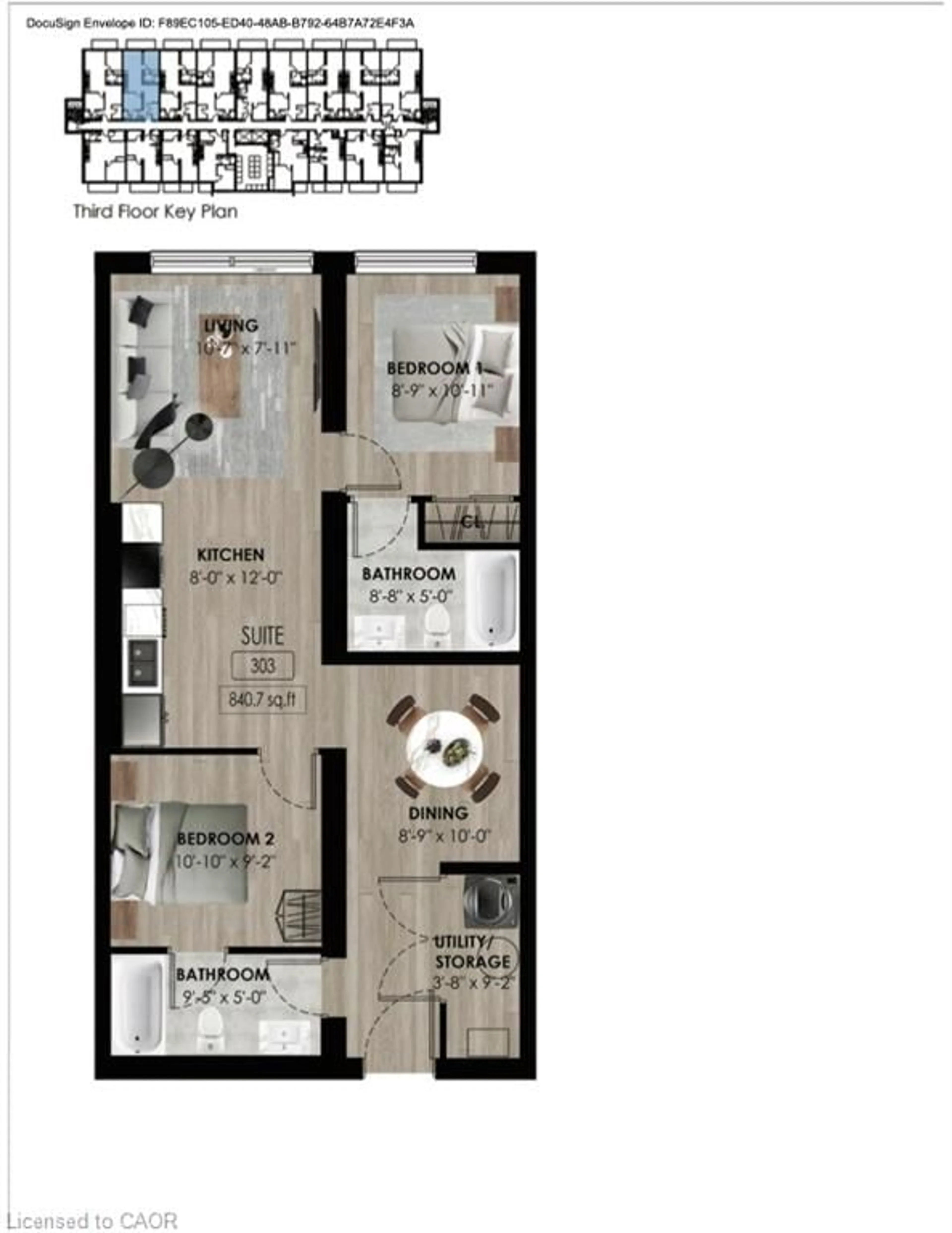 Floor plan for 64 Main St #303, Hagersville Ontario N0A 1H0