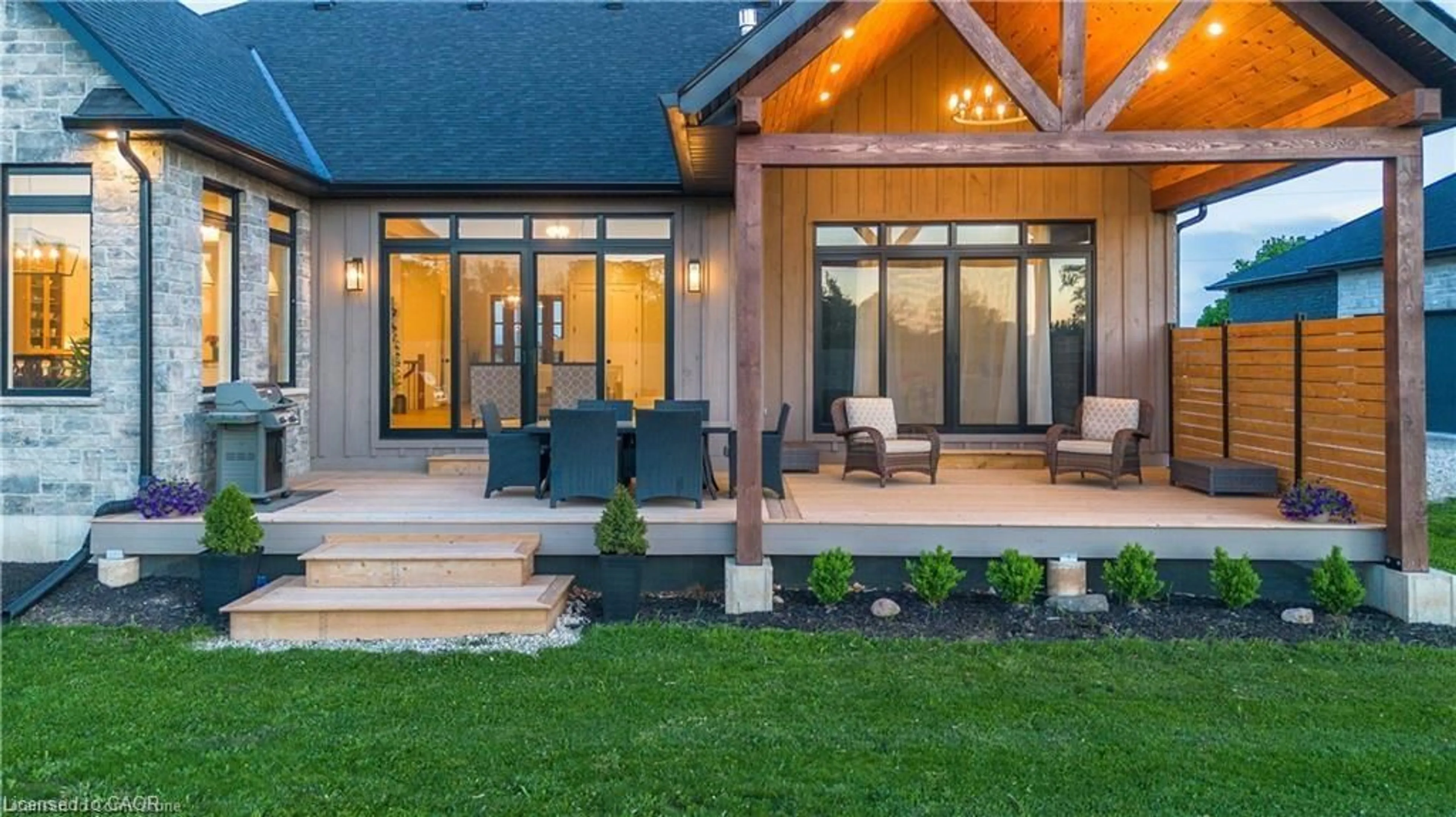 Patio, mountain view for 30 Sixth Concession Rd, Burford Ontario N3T 5L7