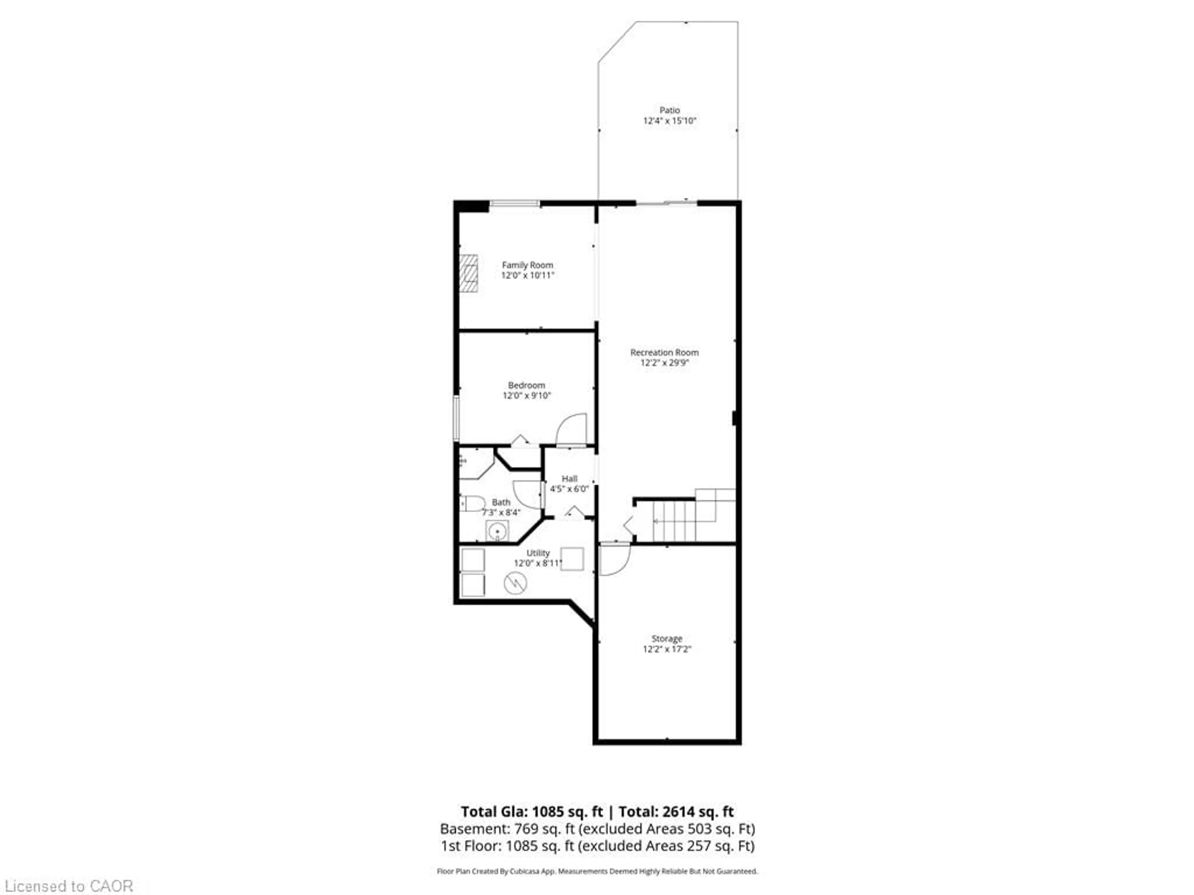 Floor plan for 33A Lingwood Dr, Waterford Ontario N0E 1Y0