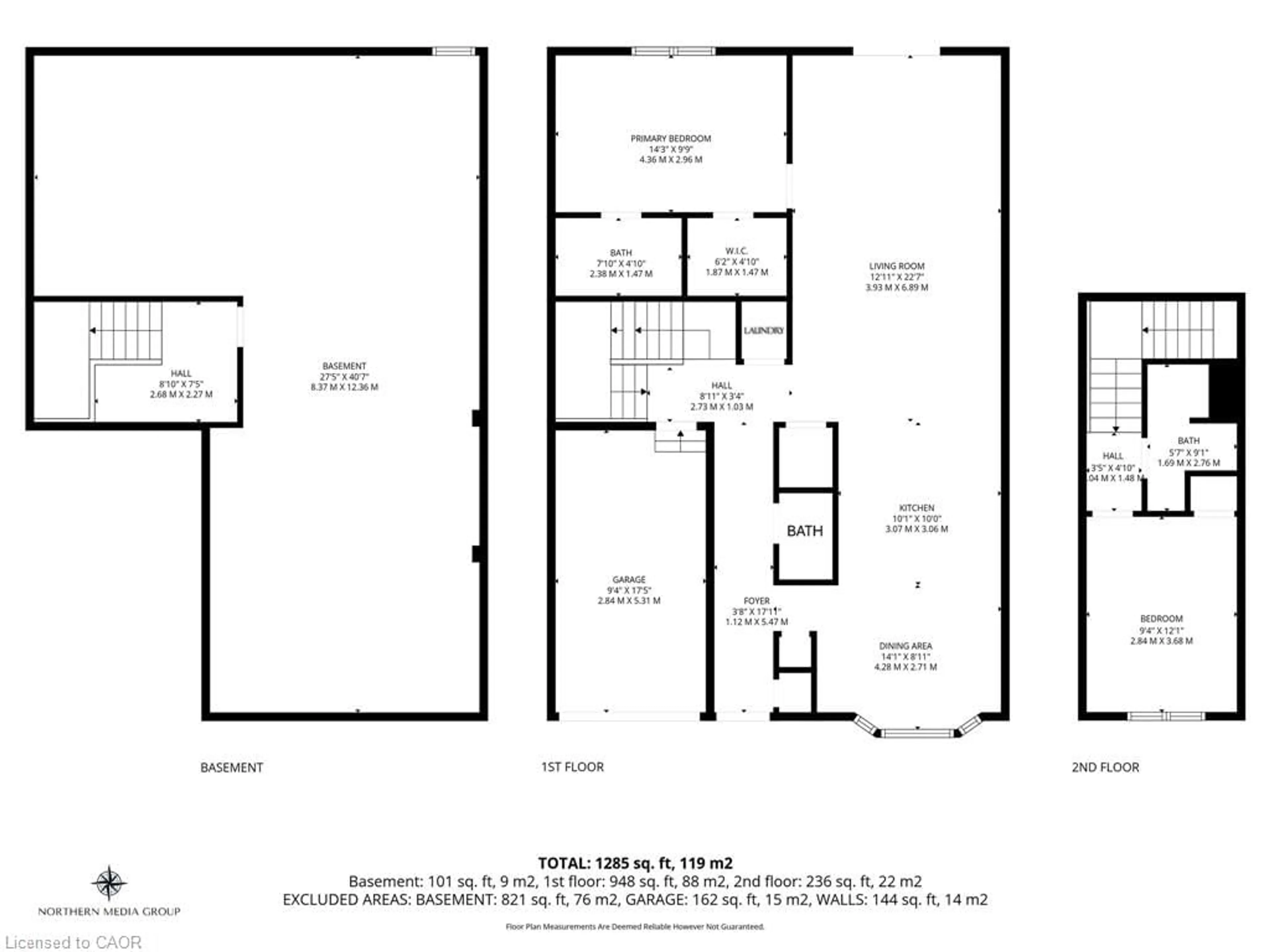 Floor plan for 145 Silverbirch Blvd, Hamilton Ontario L0R 1W0